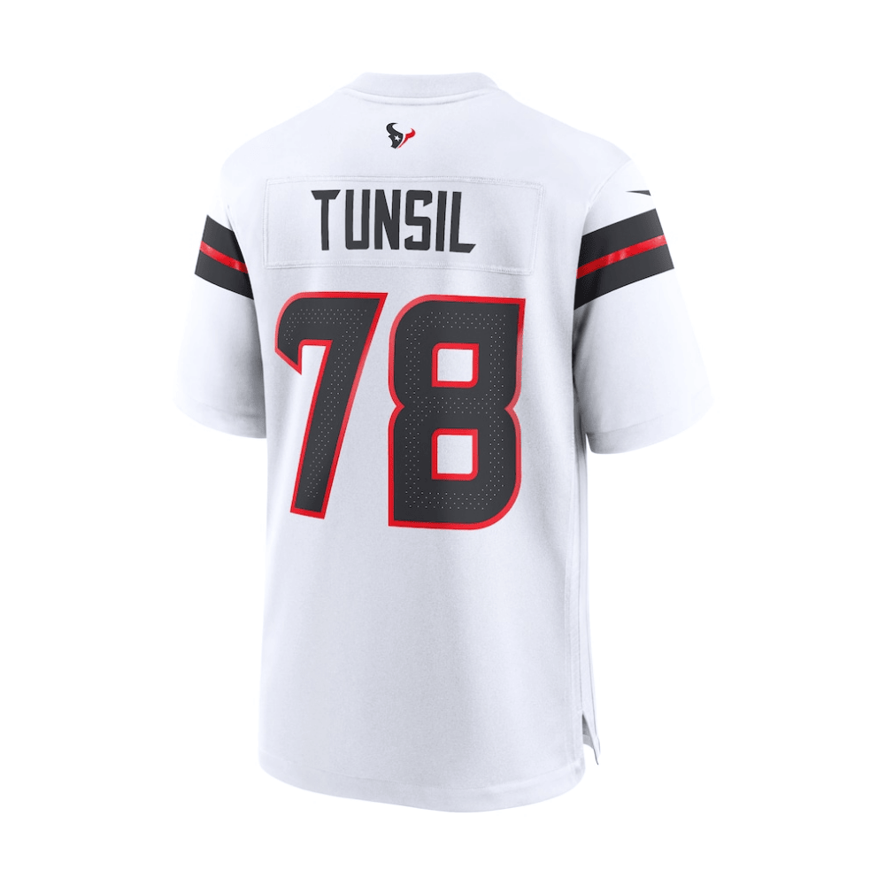 Laremy Tunsil 78 Houston Texans 2025 Pro Bowl Patch Game White NFL Jersey Men's