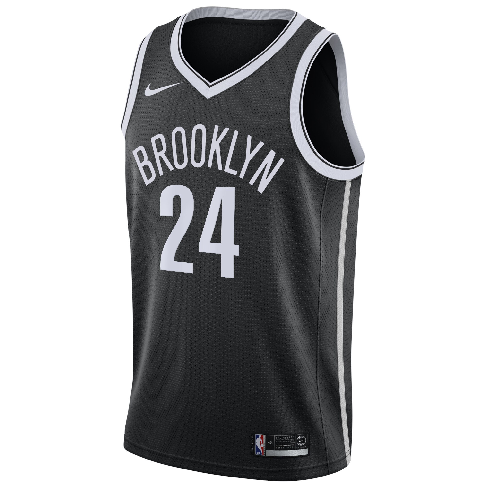 Brooklyn Nets Icon Edition Swingman Black Cameron Thomas NBA Jersey Men's