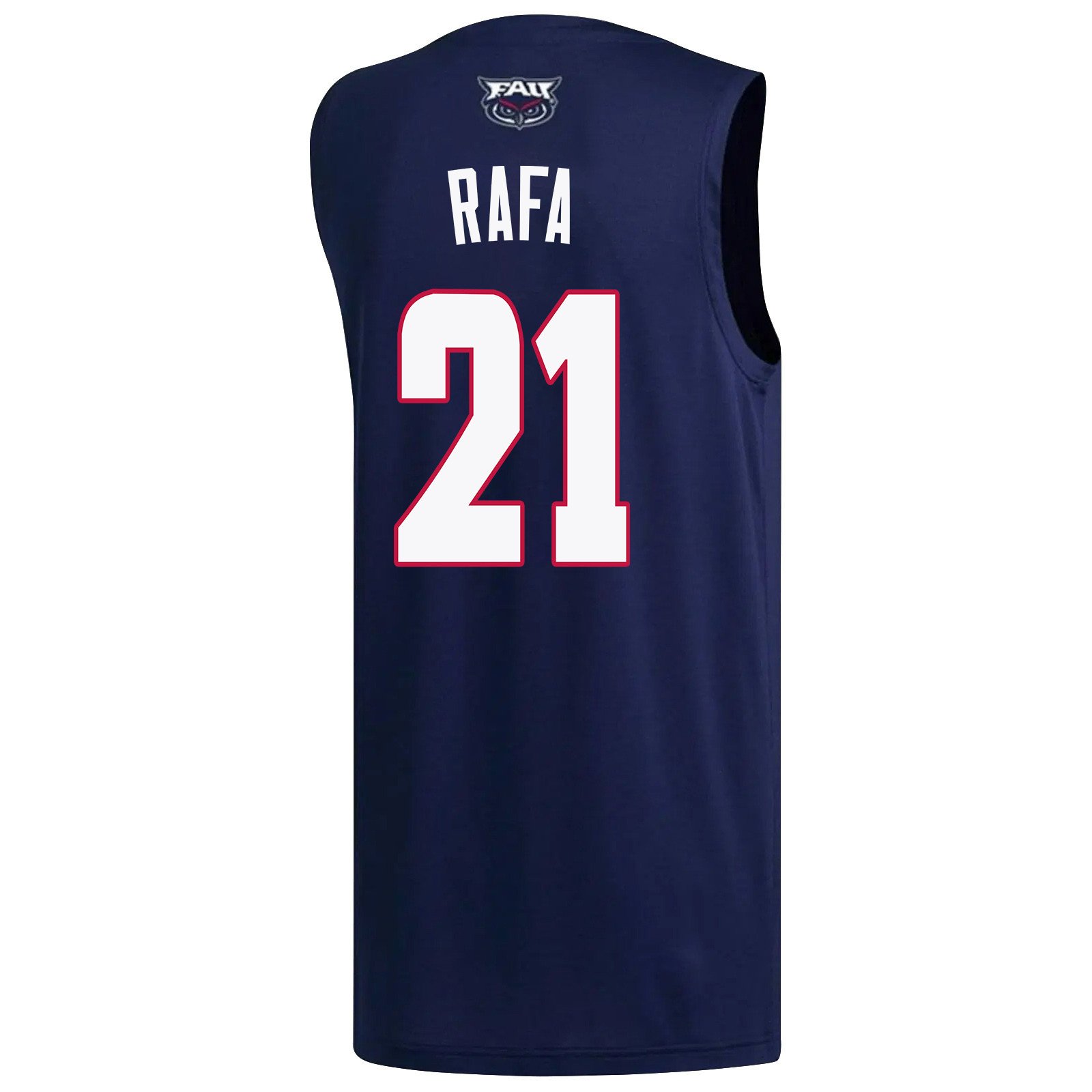 Alejandro Ralat 21 FAU Owls 2023 March Madness- Navy NCAA Jersey Men's