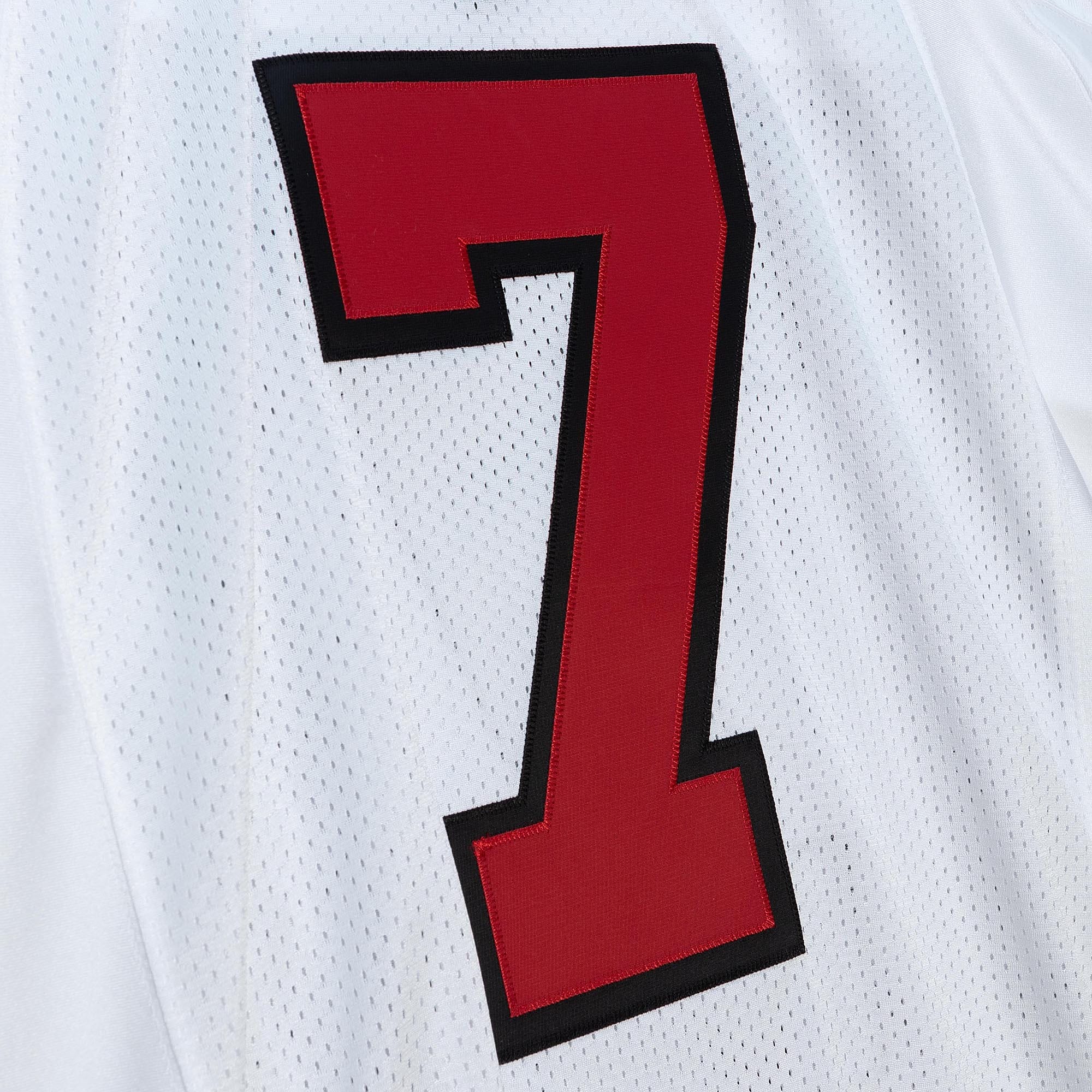 Atlanta Falcons 2001 Michael Vick Mitchell Ness White Throwback Retired Player NFL Jersey Men's