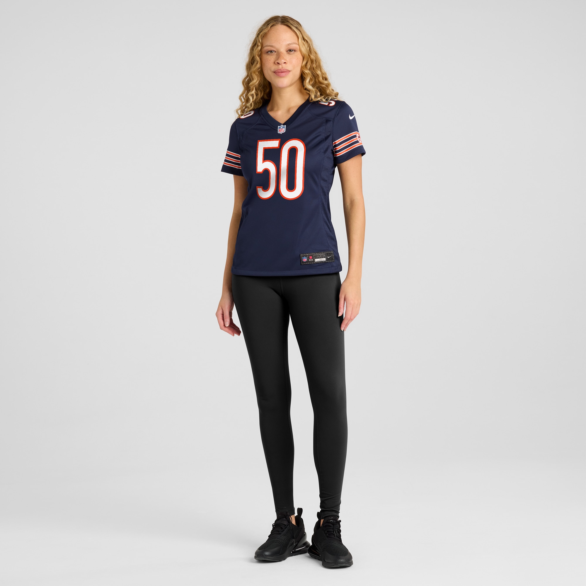 Chicago Bears Deslin Alexandre Navy Team Game NFL Jersey Women's