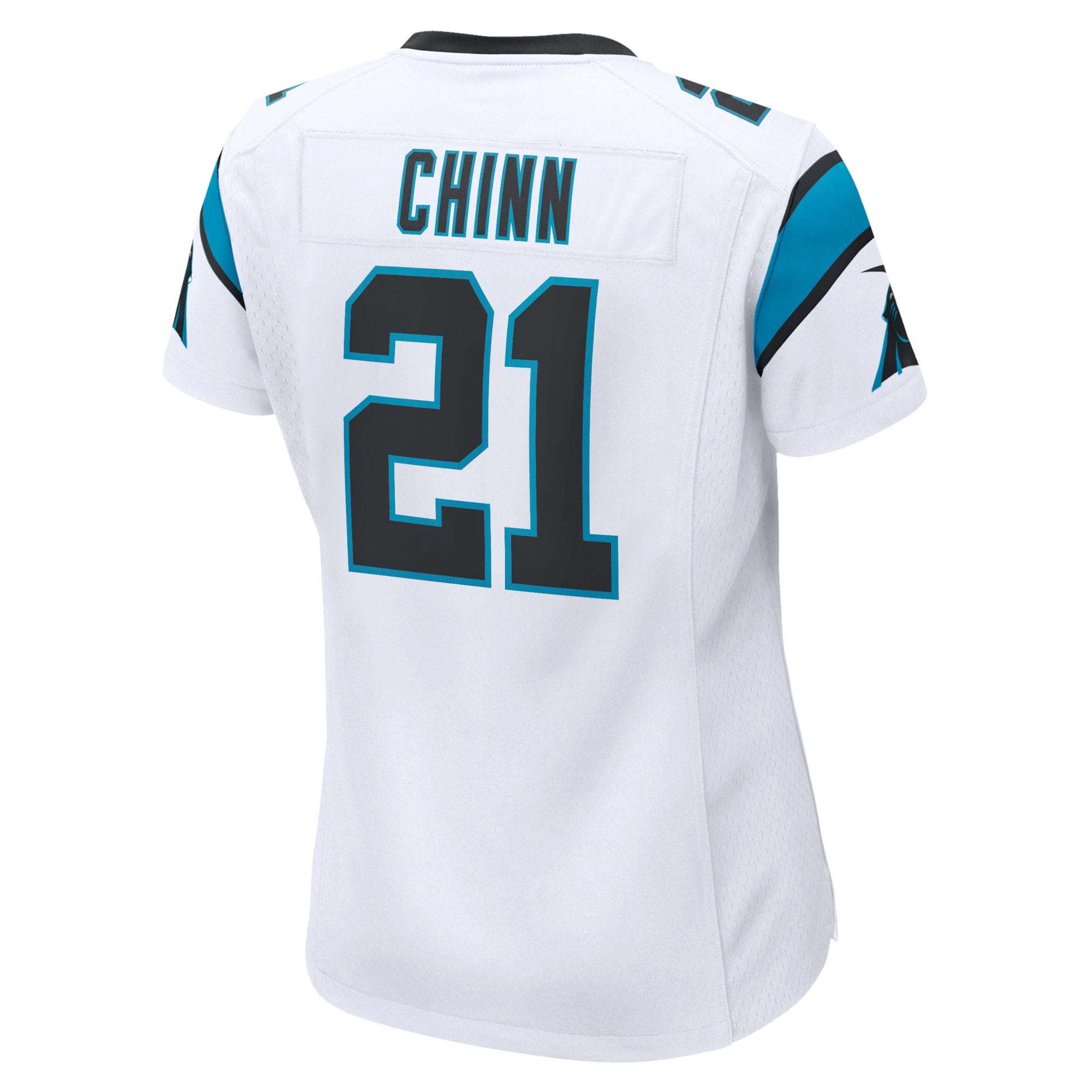 Carolina Panthers Jeremy Chinn White Game NFL Jersey Women's
