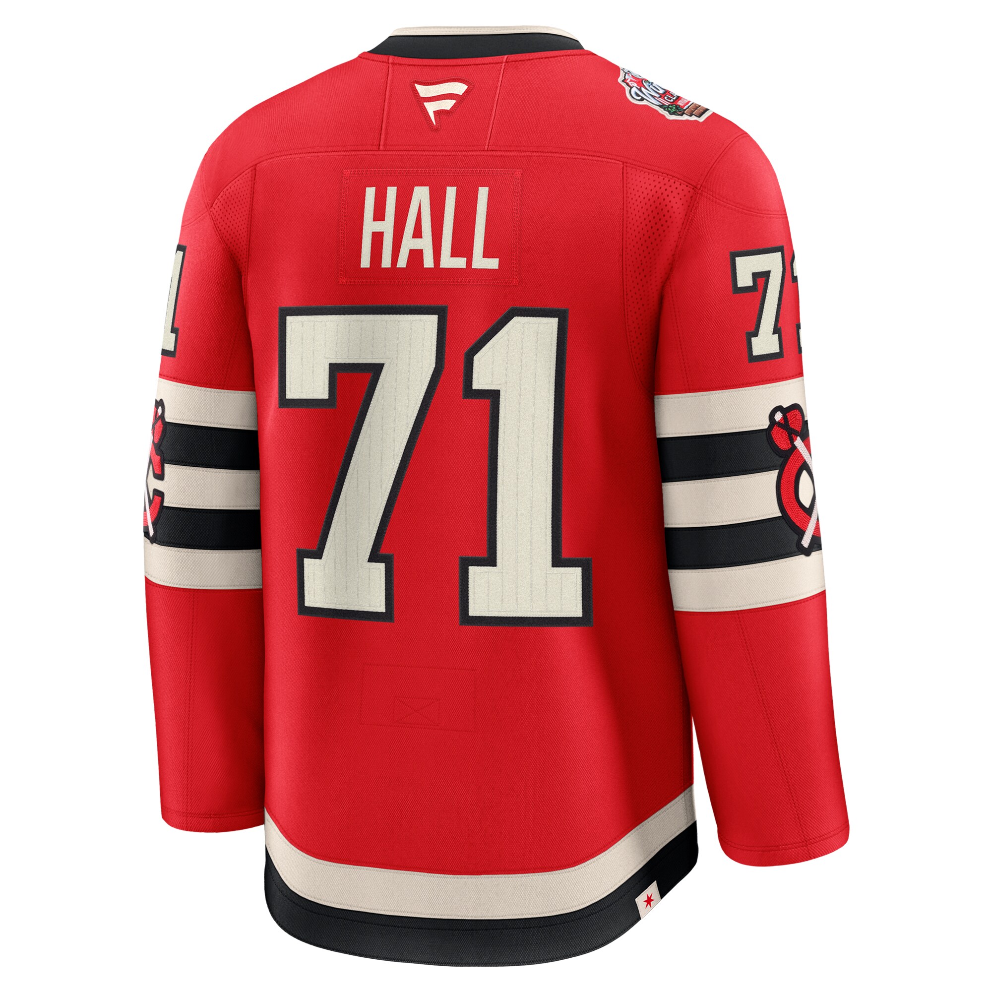 Chicago Blackhawks Taylor Hall Red 2025 Winter Classic Premium Player NHL Jersey Men's