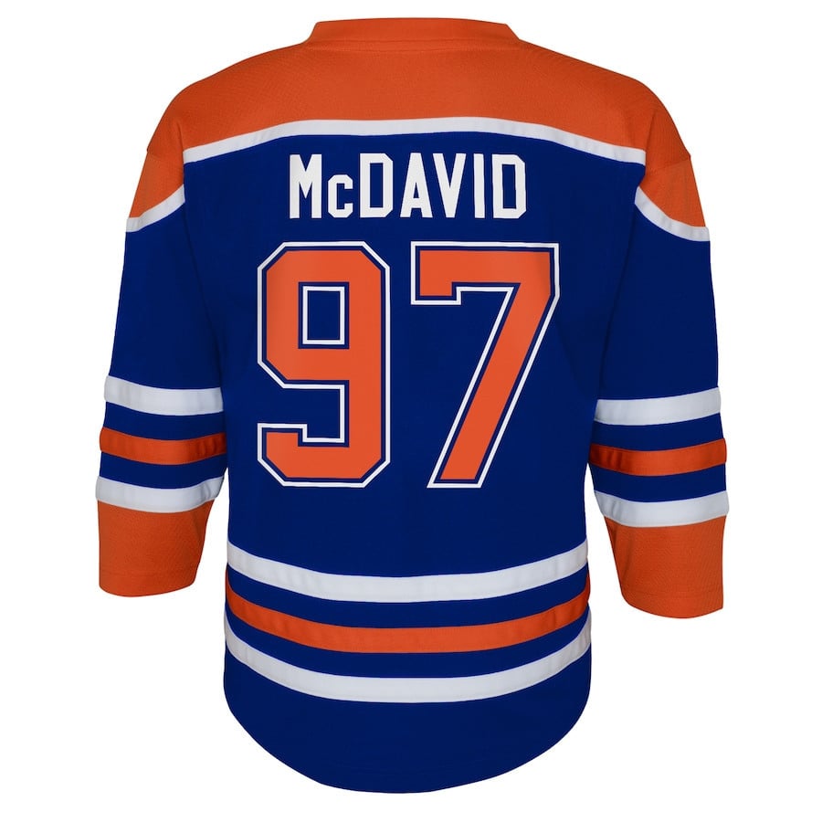 Connor McDavid 97 Edmonton Oilers Home NHL Jersey Men's