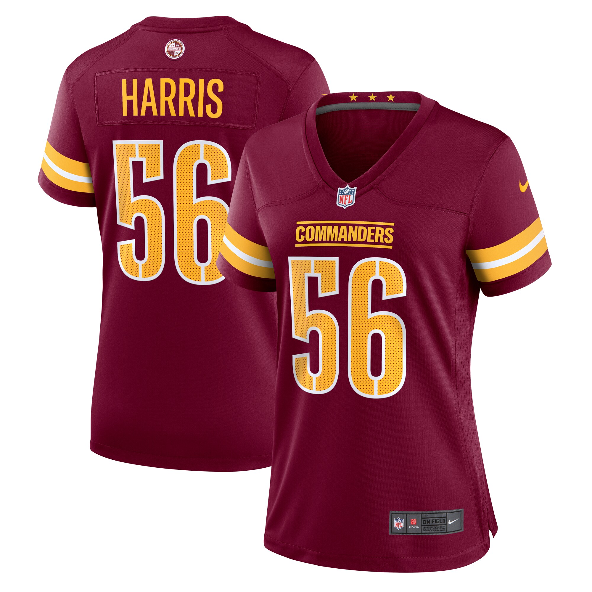 Jalen Harris Washington Commanders Nike Women's Game Jersey - Burgundy