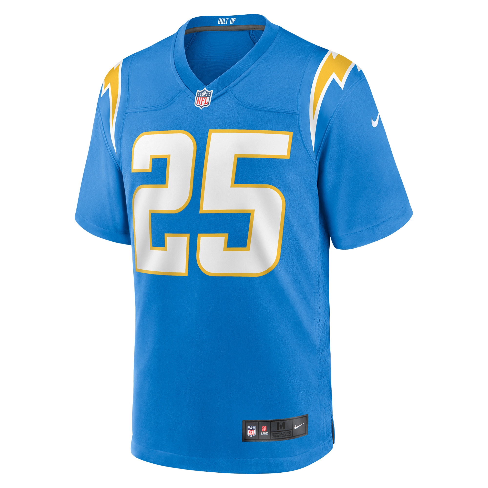 Los Angeles Chargers Joshua Kelley Powder Blue Game NFL Jersey Men's