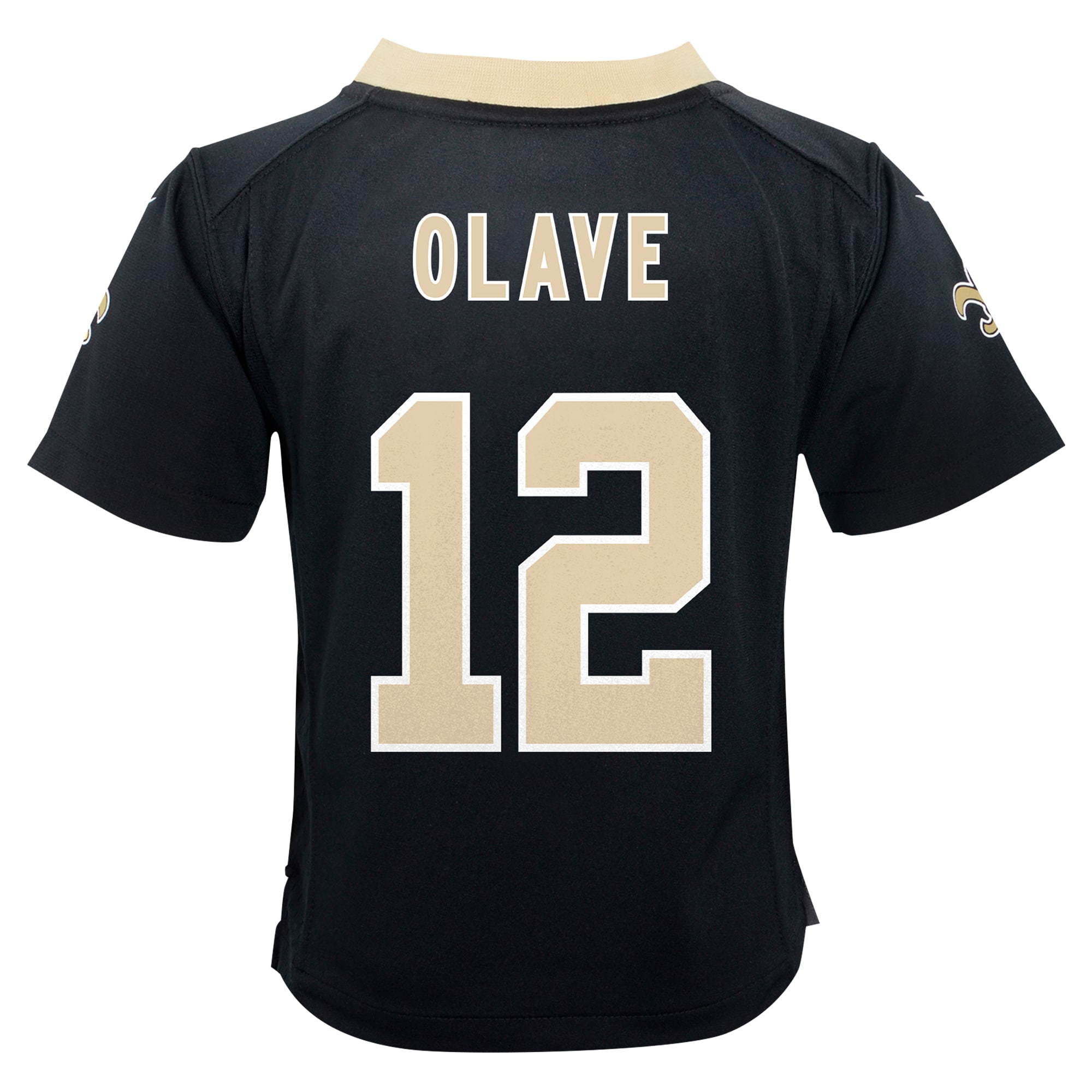 Infant New Orleans Saints Chris Olave Black Team Player Game NFL Jersey Men's