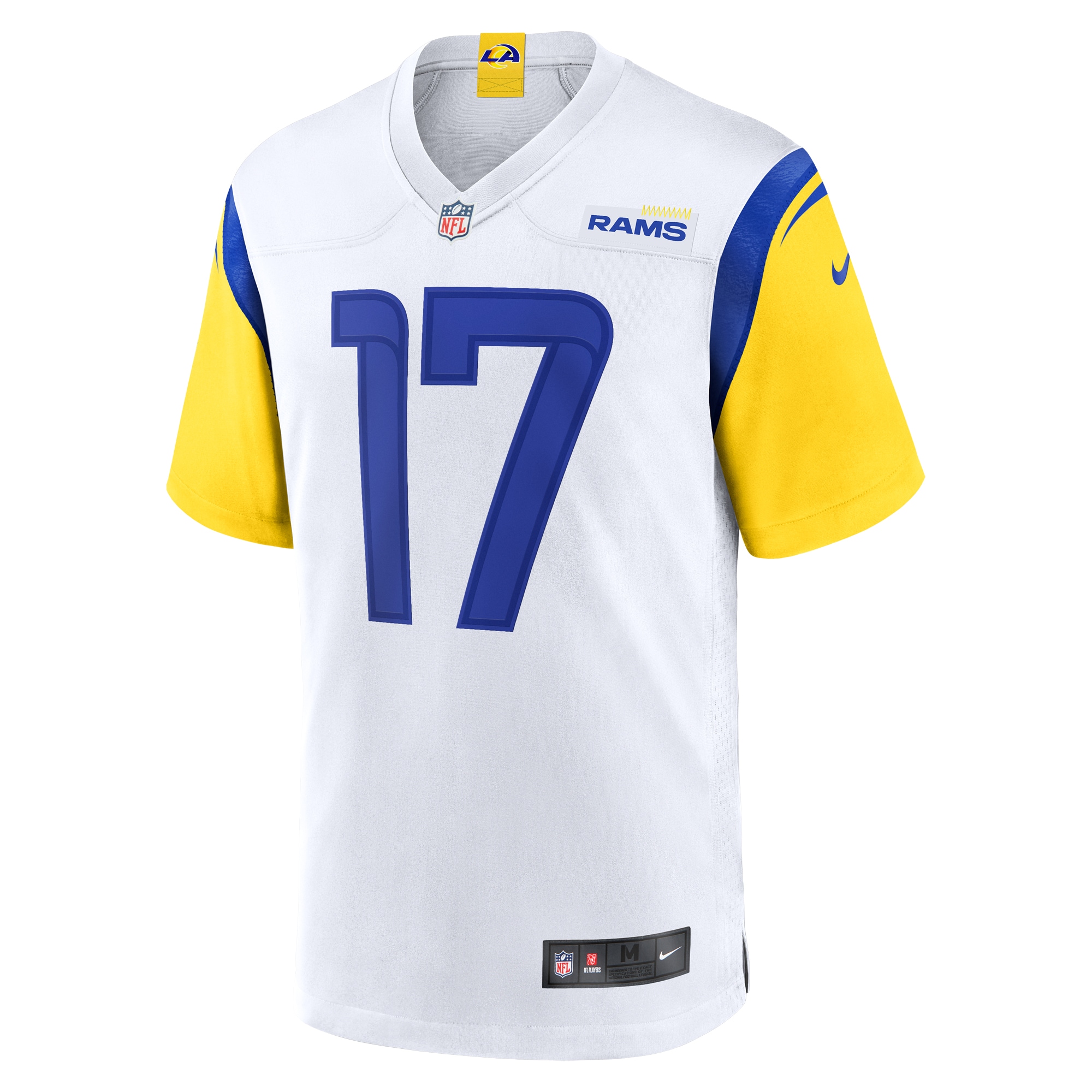 Los Angeles Rams Puka Nacua White Game NFL Jersey Men's
