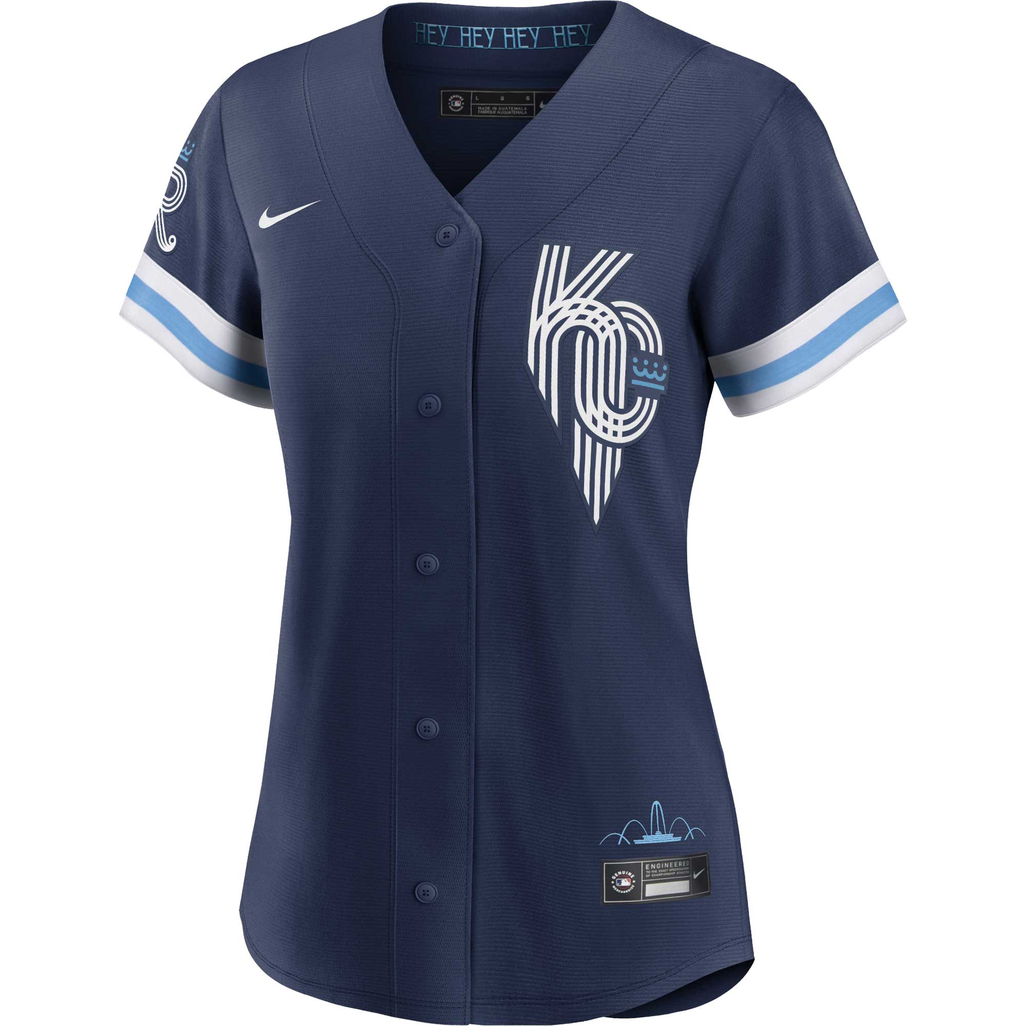 Kansas City Royals Whit Merrifield Navy City Connect Player MLB Jersey Women's