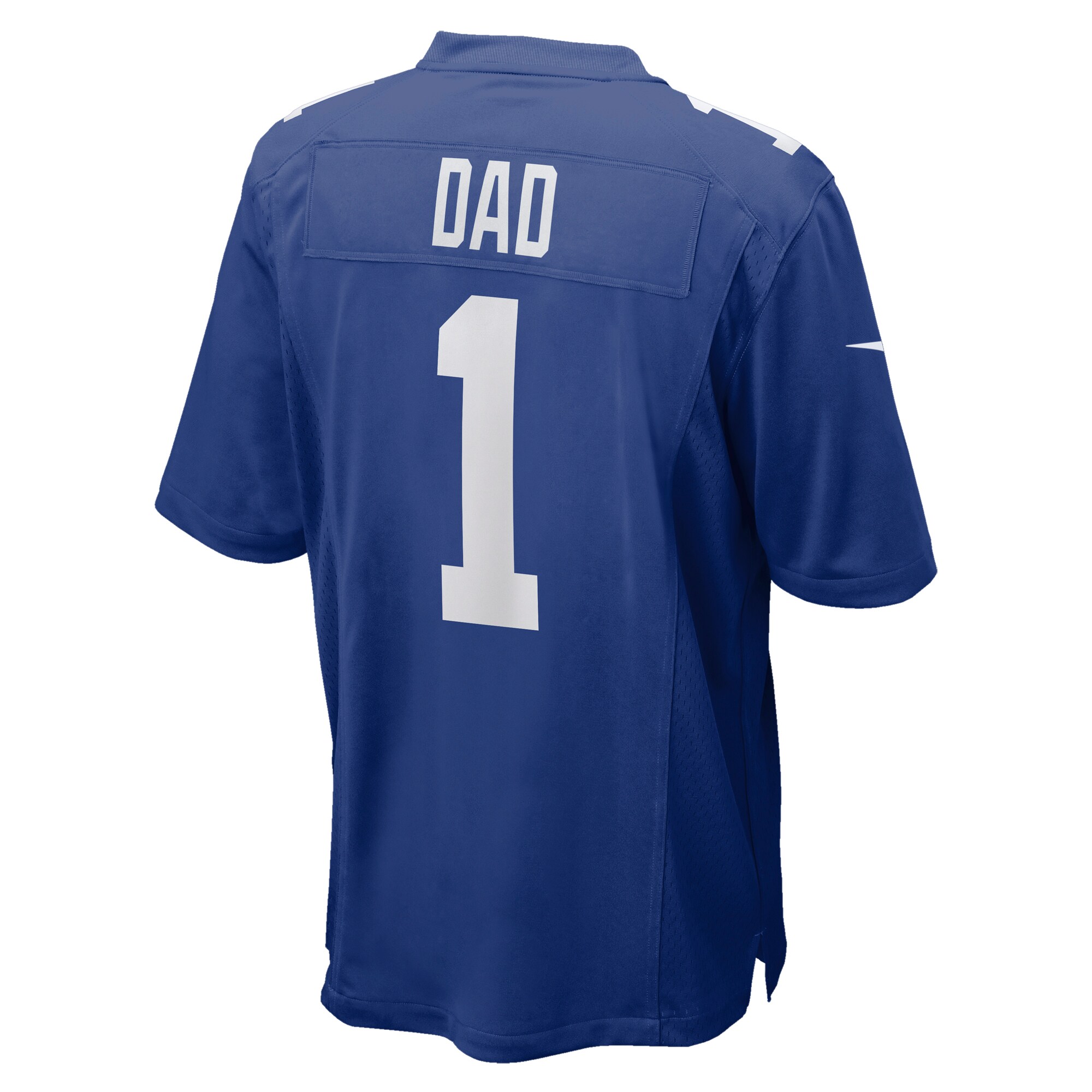 New York Giants Number 1 Dad Royal Game NFL Jersey Men's