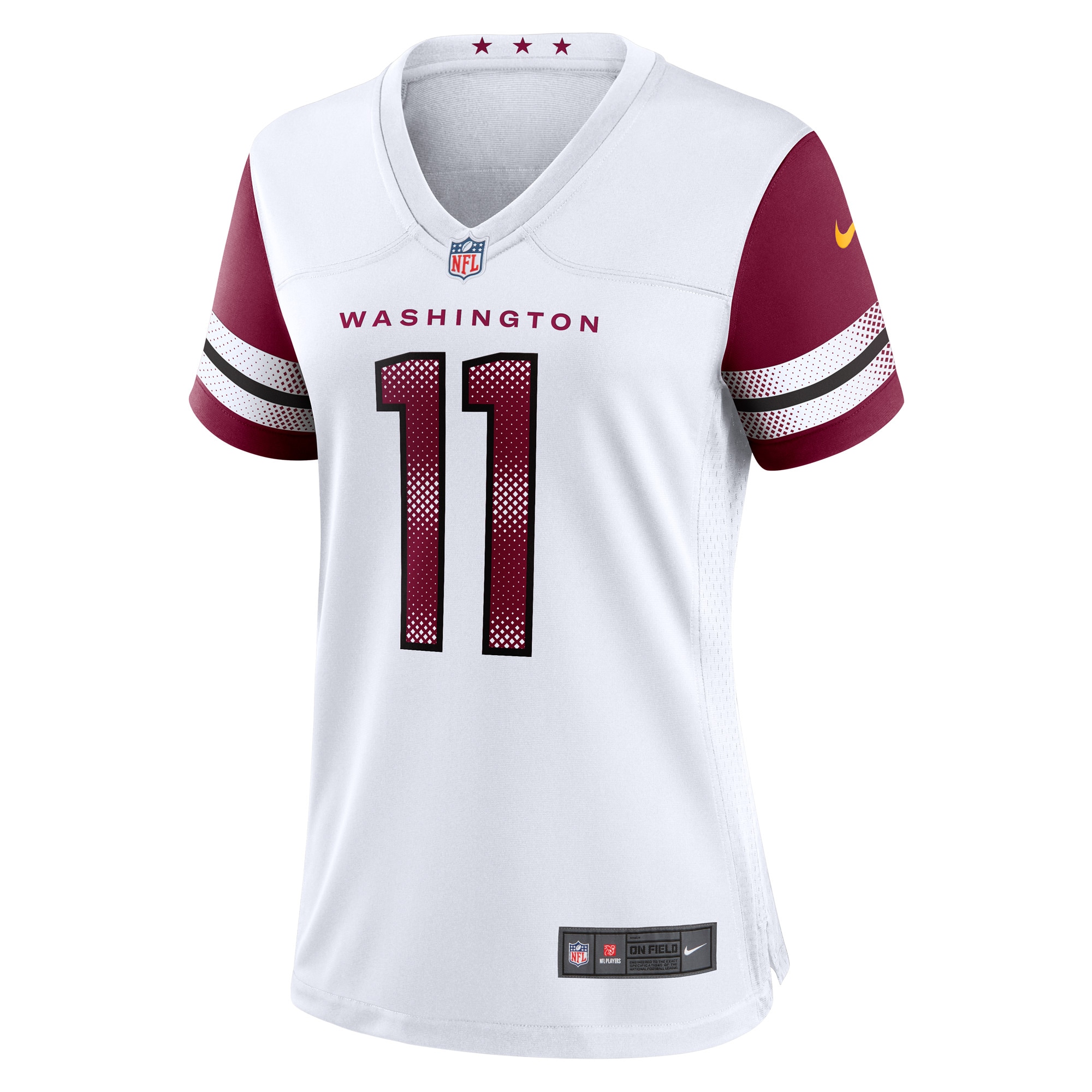 Washington Commanders Carson Wentz White Game NFL Jersey Women's