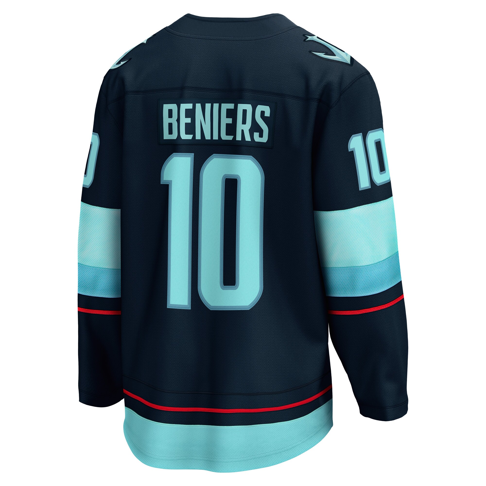 Seattle Kraken Matty Beniers Deep Sea Blue Premier Breakaway Player NHL Jersey Men's