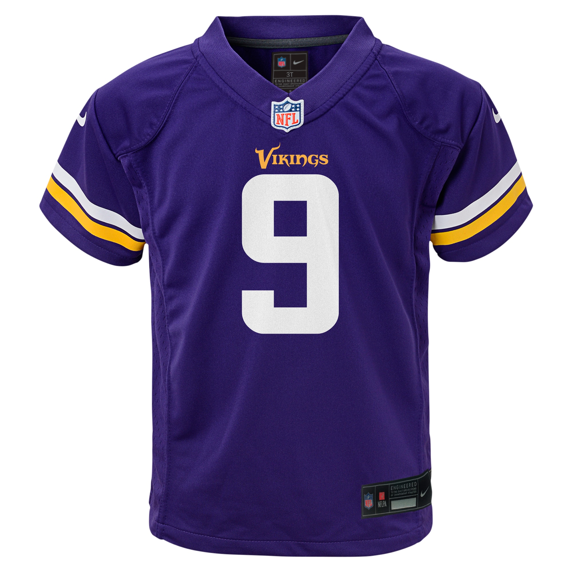Preschool Minnesota Vikings J.J. McCarthy Purple Player Game NFL Jersey Men's