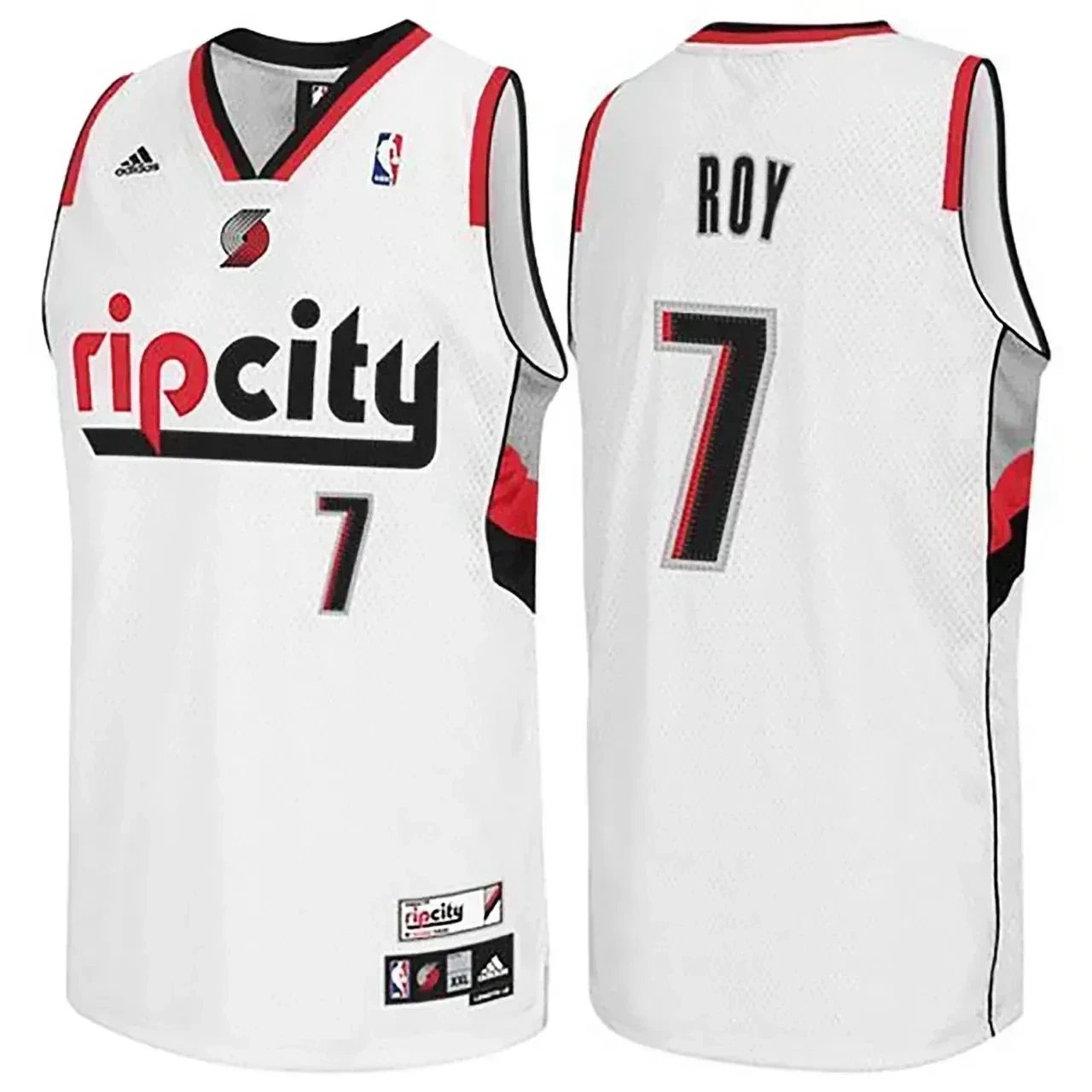 Brandon Roy Portland Trail Blazers 7 Rip City Swingma White NBA Jersey Men's