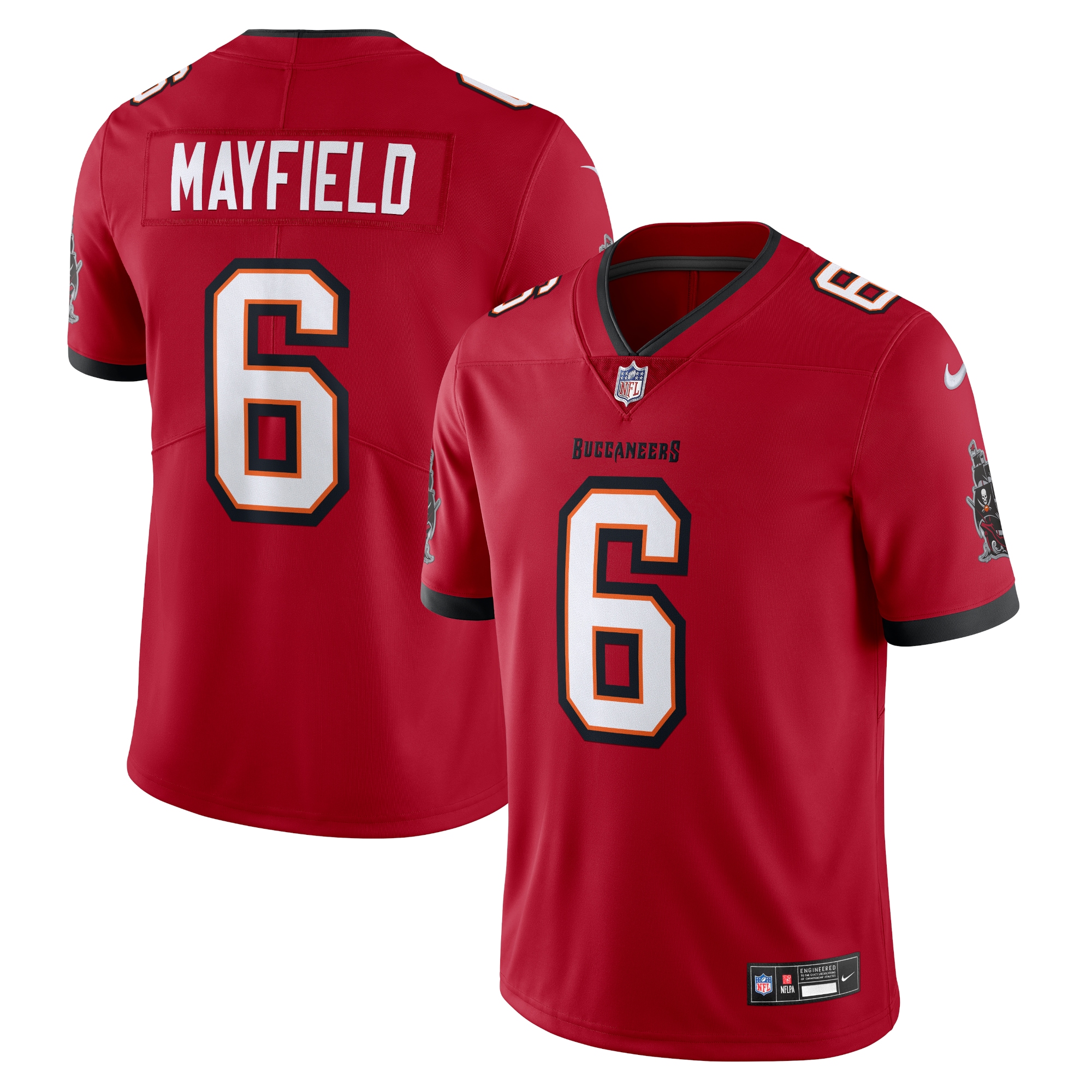 Tampa Bay Buccaneers Baker Mayfield Red Vapor Untouchable Limited NFL Jersey Men's