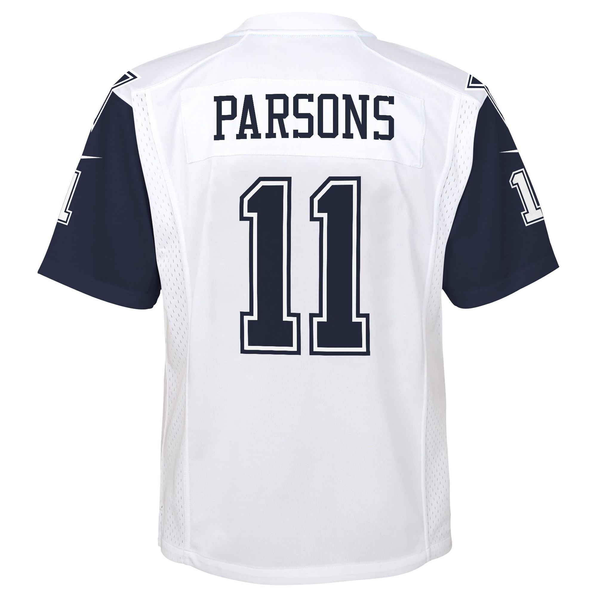 Dallas Cowboys Micah Parsons White Alternate Game NFL Jersey Youth