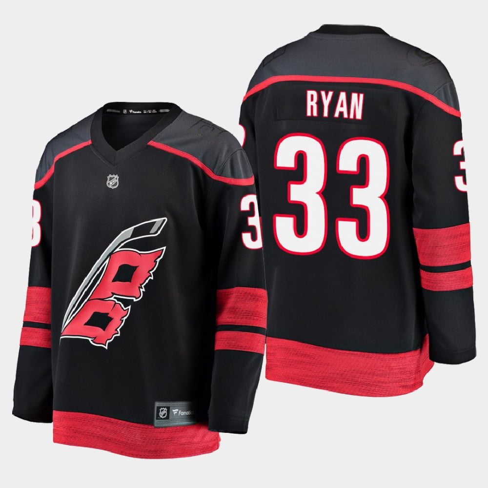 shippingCarolina Hurricanes Joakim Ryan 33 Alternate Black NHL Jersey Men's