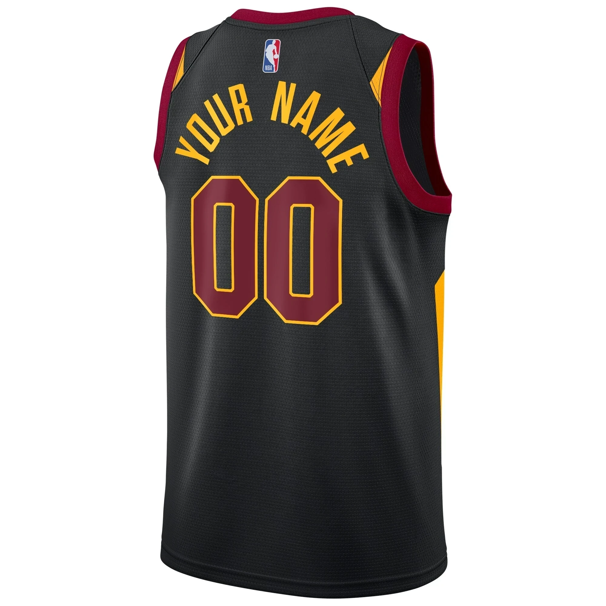 Cleveland Cavaliers Swingman Custom Statement Edition Black NBA Jersey Men's
