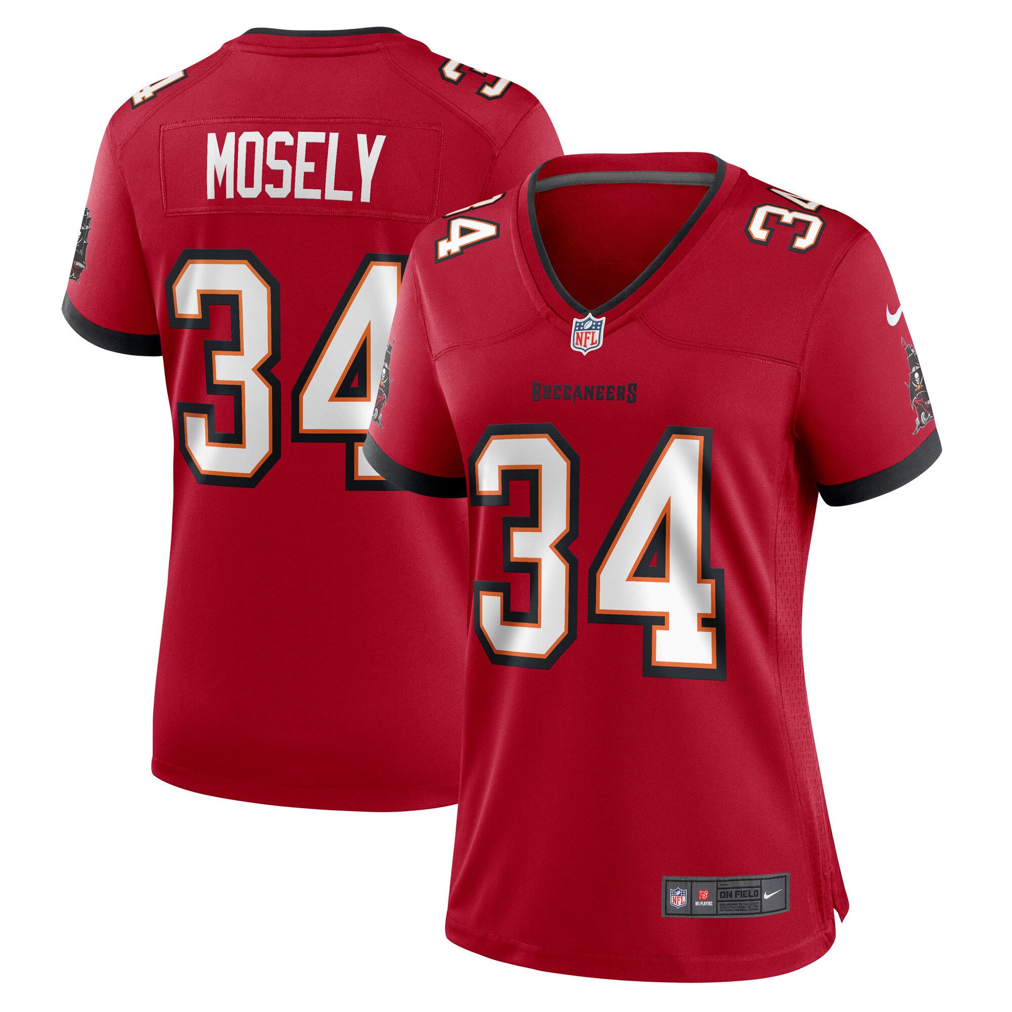 Tampa Bay Buccaneers Quandre Mosely Red Game NFL Jersey Women's
