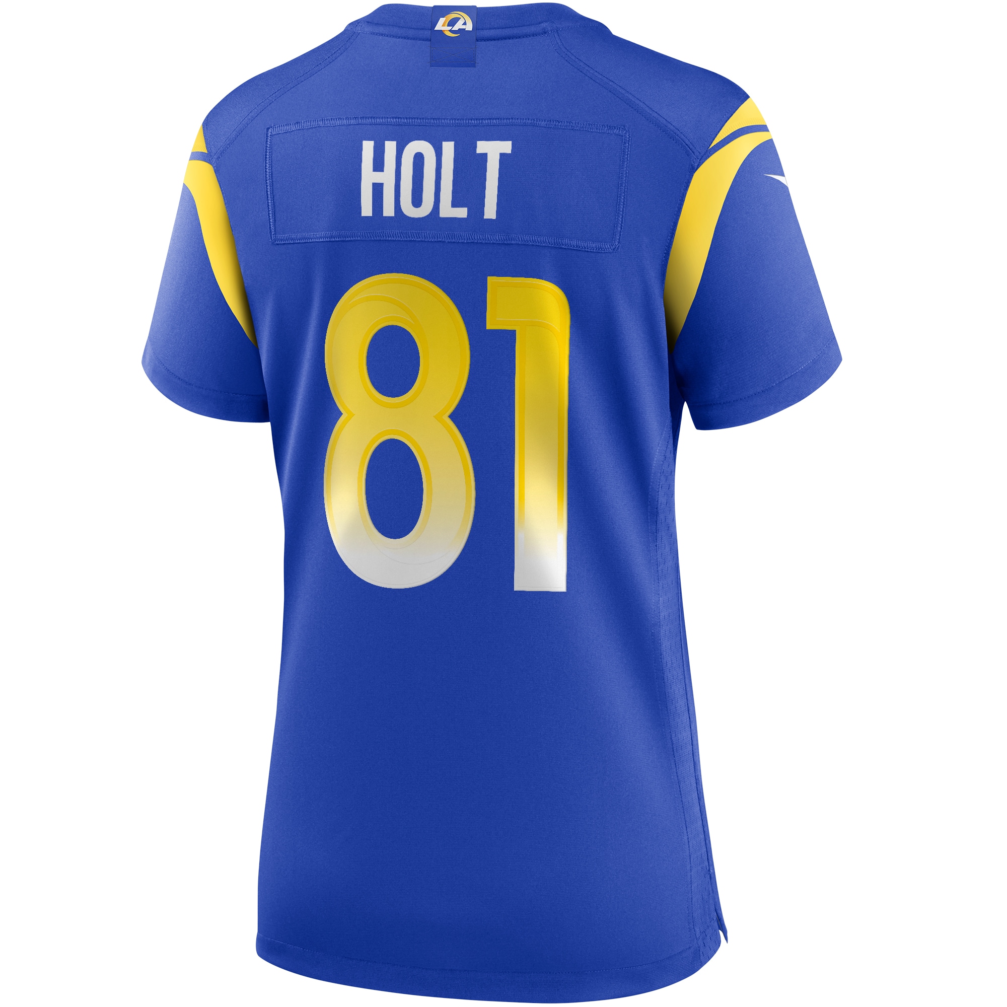 Los Angeles Rams Torry Holt Royal Game Retired Player NFL Jersey Women's
