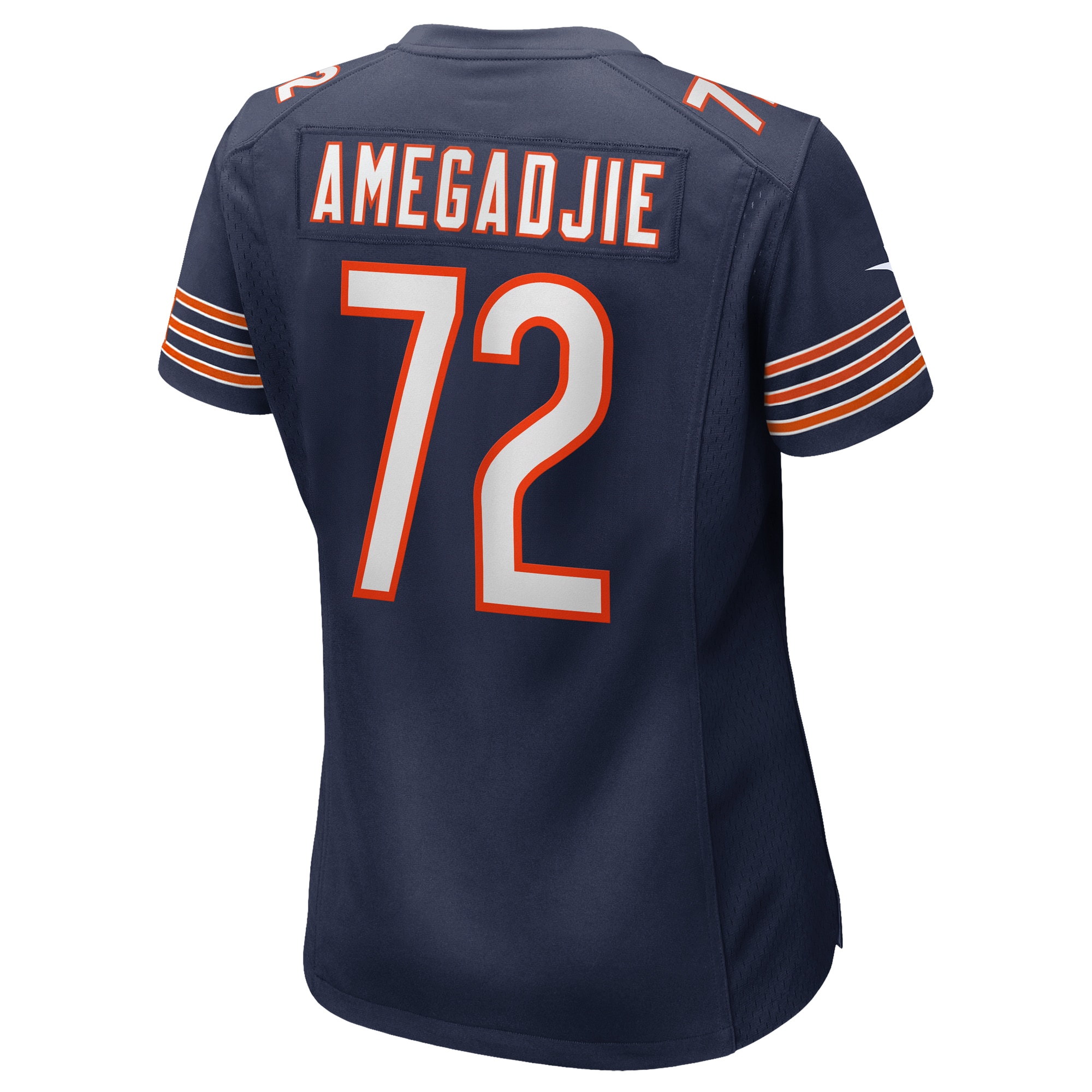 Chicago Bears Kiran Amegadjie Navy Game NFL Jersey Women's