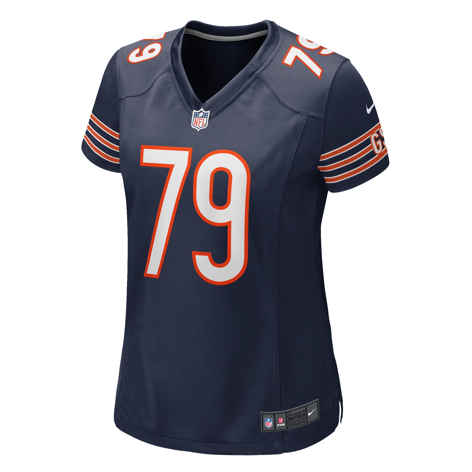 Chicago Bears Matt Pryor Navy Game NFL Jersey Women's