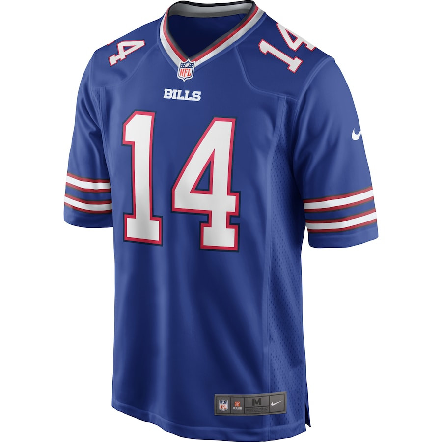 Frank Reich 14 Buffalo Bills Game Retired Royal NFL Jersey Men's