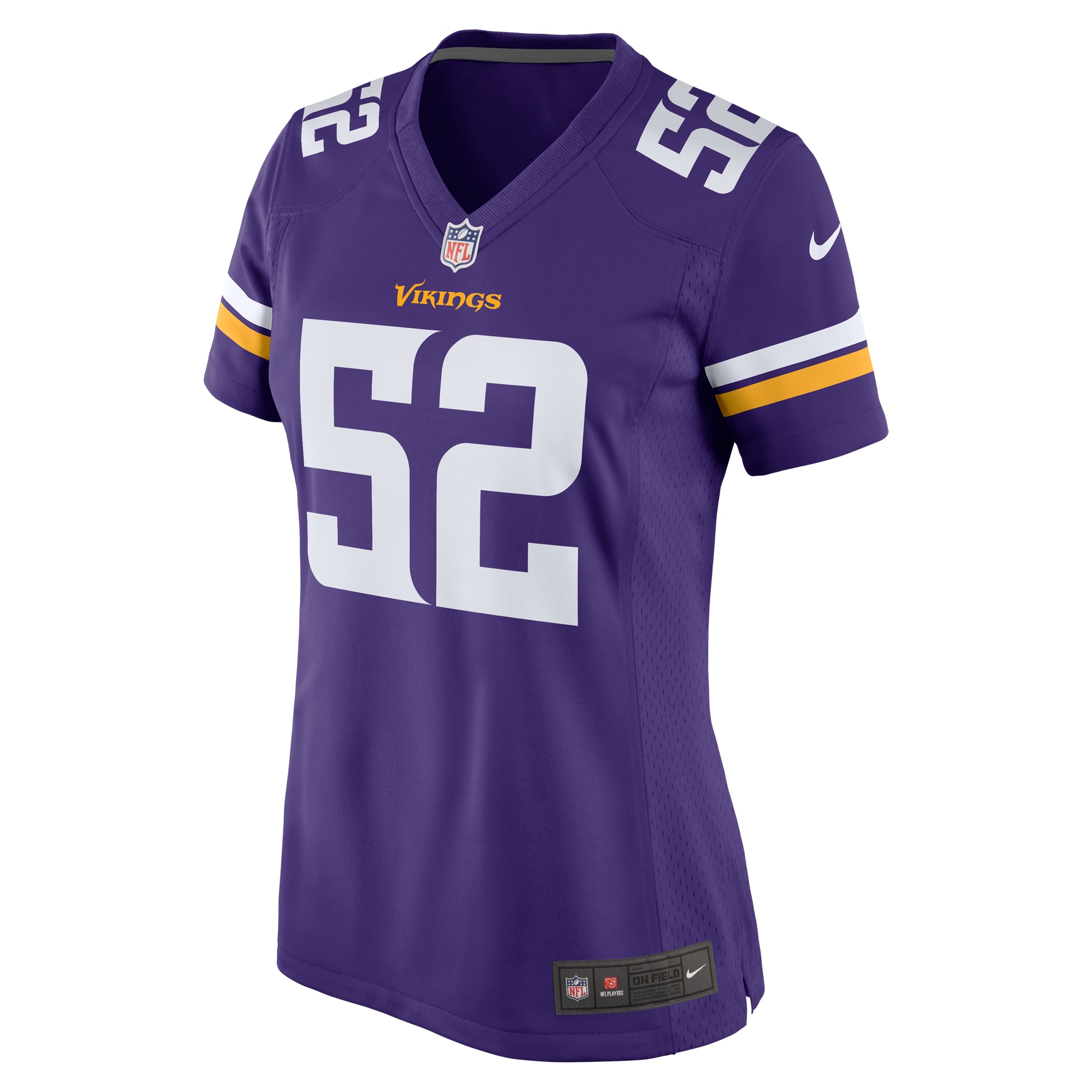 Minnesota Vikings Jihad Ward Purple Team Game NFL Jersey Women's