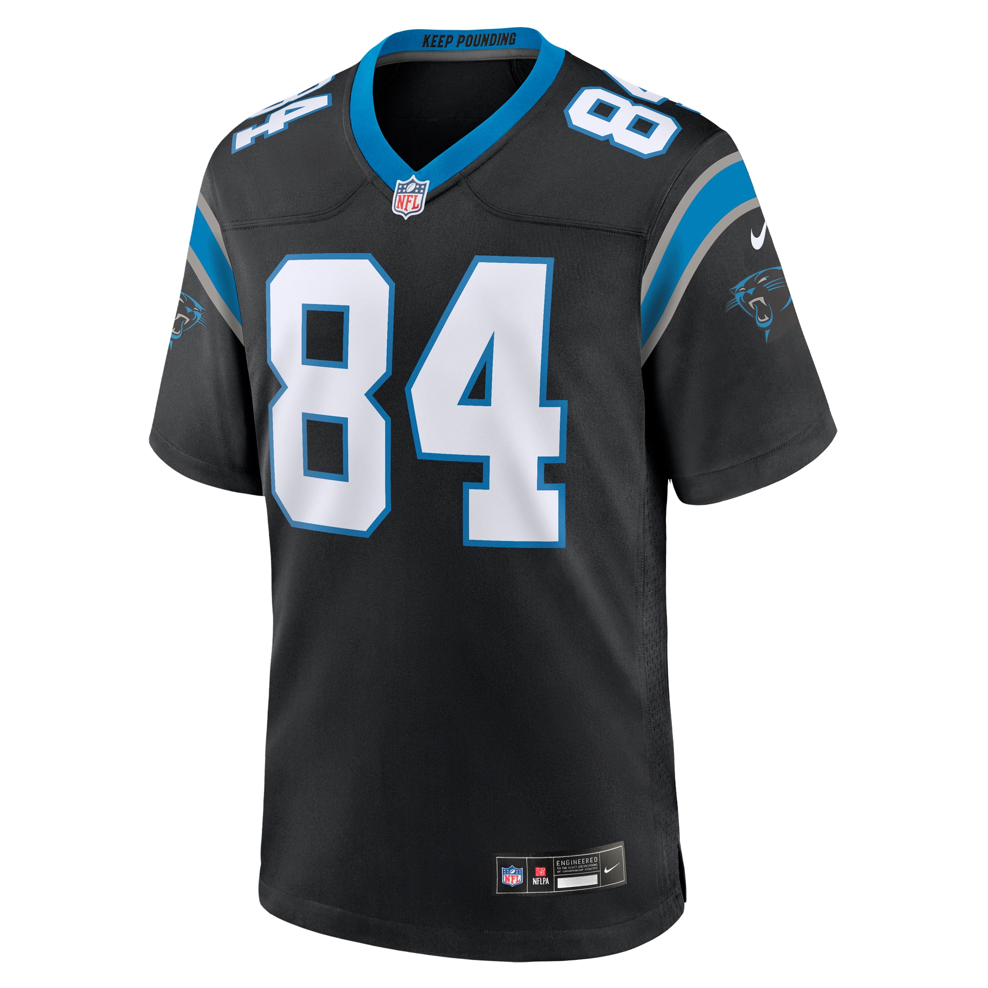 Carolina Panthers Stephen Sullivan Black Team Game NFL Jersey Men's