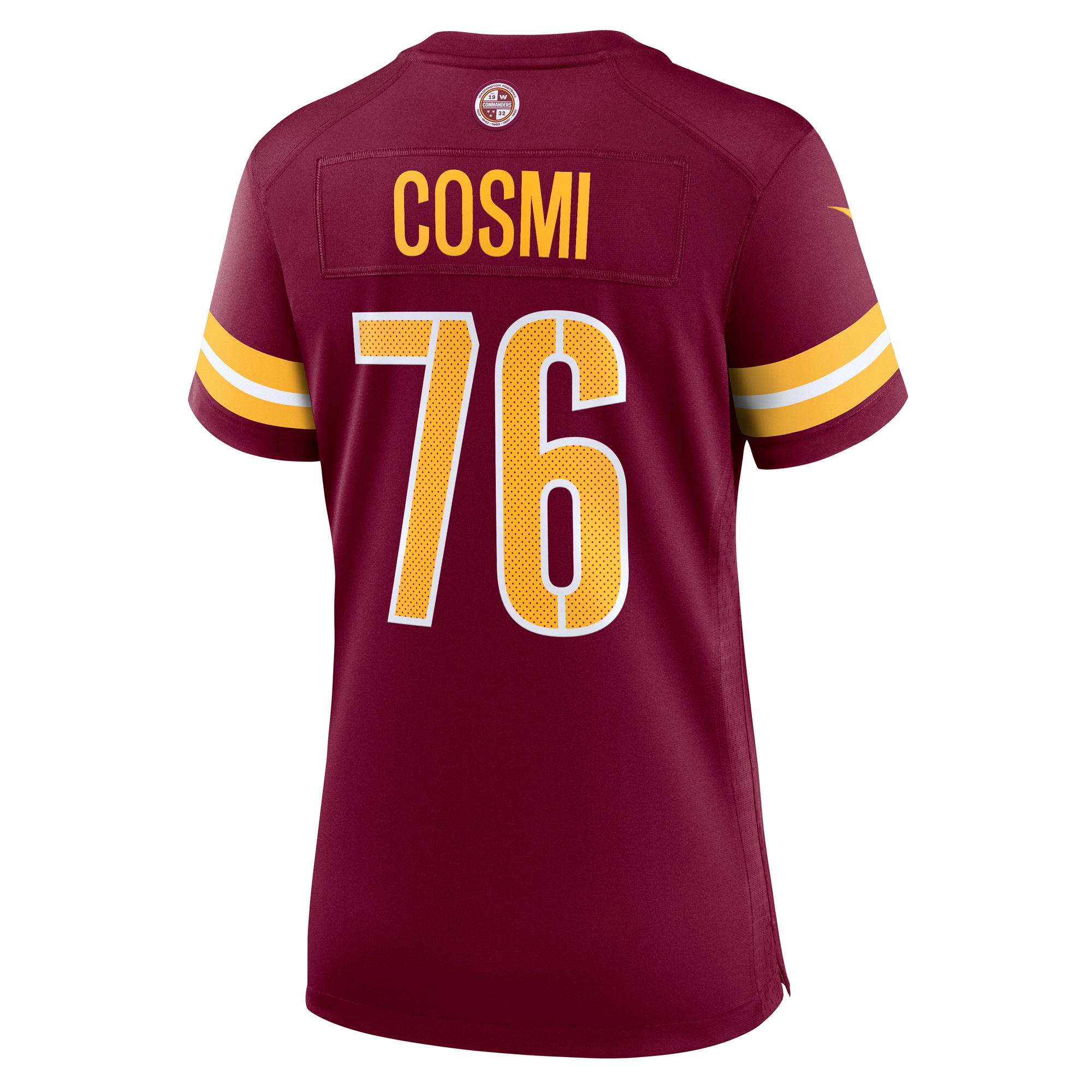 Washington Commanders Sam Cosmi Burgundy Game NFL Jersey Women's