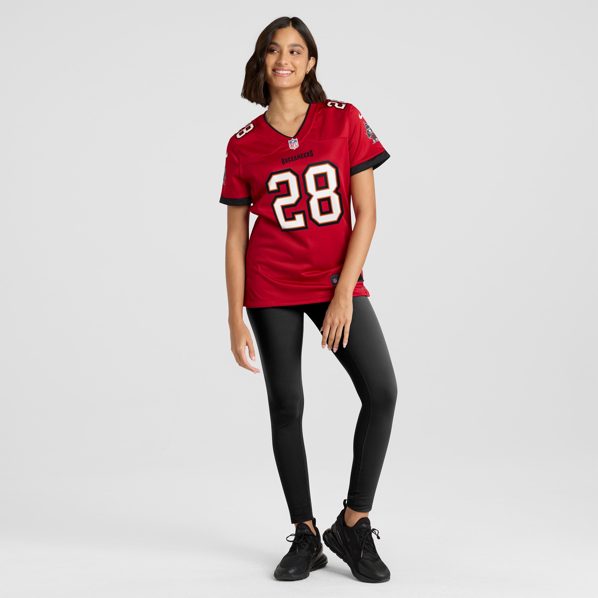 Tampa Bay Buccaneers Dallis Flowers Red Game NFL Jersey Women's