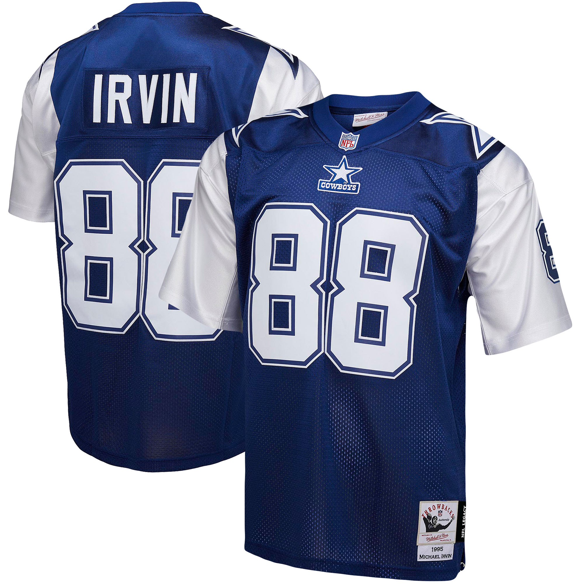 Dallas Cowboys Michael Irvin Mitchell Ness Navy Legacy NFL Jersey Men's