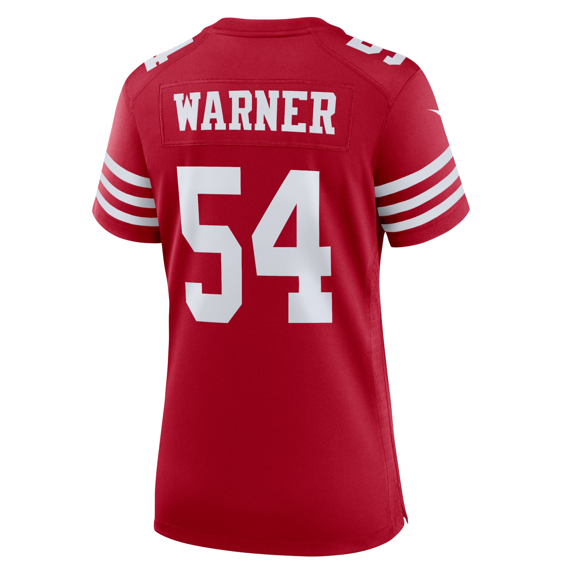 San Francisco 49ers Fred Warner Scarlet Game Player NFL Jersey Women's