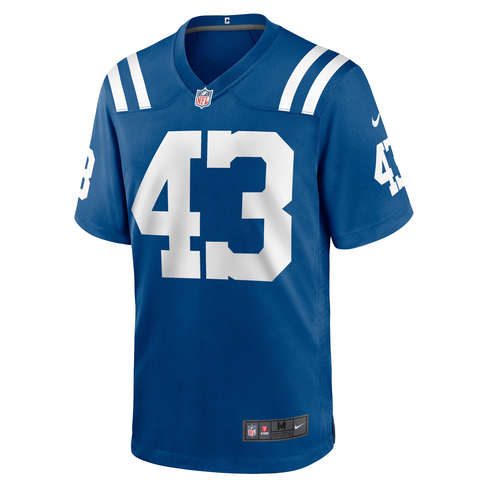 Indianapolis Colts Trevor Denbow Royal Game Player NFL Jersey Men's