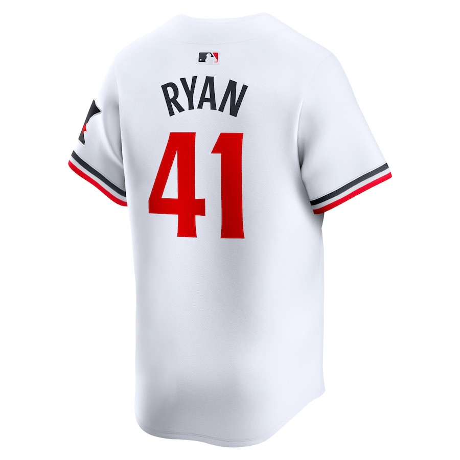 Joe Ryan 41 Minnesota Twins Home Limited Player White MLB Jersey Men's