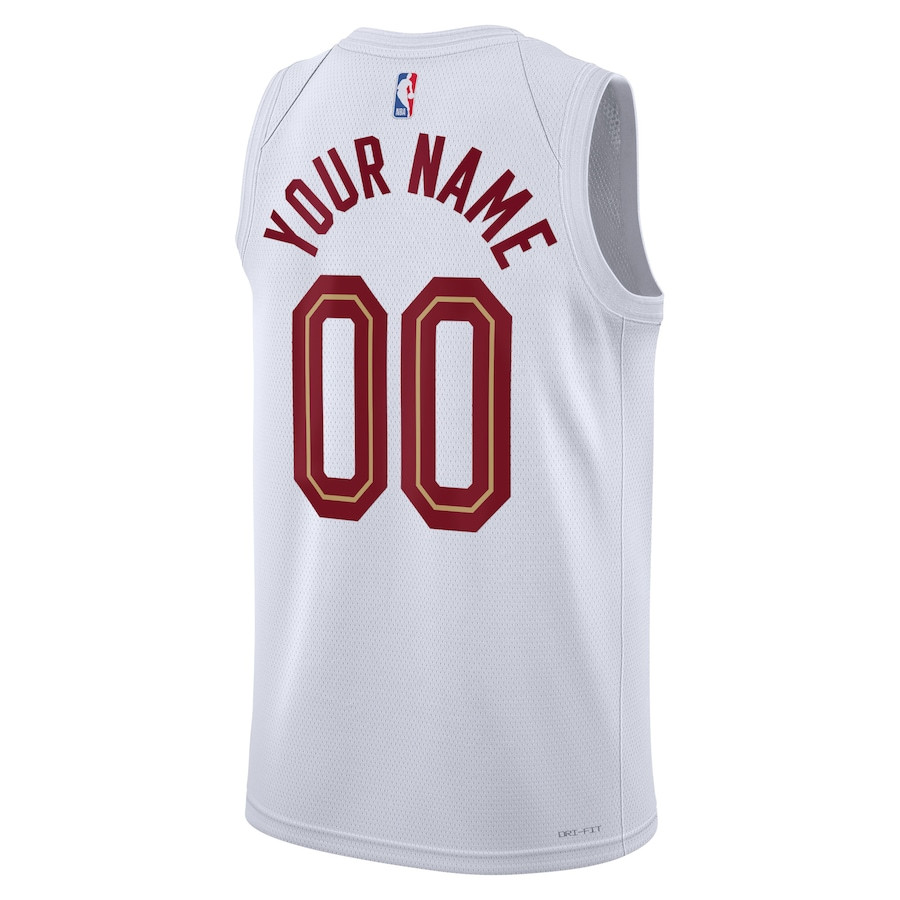 Cleveland Cavaliers 2023/24 Association Swingman Custom White NBA Jersey Men's