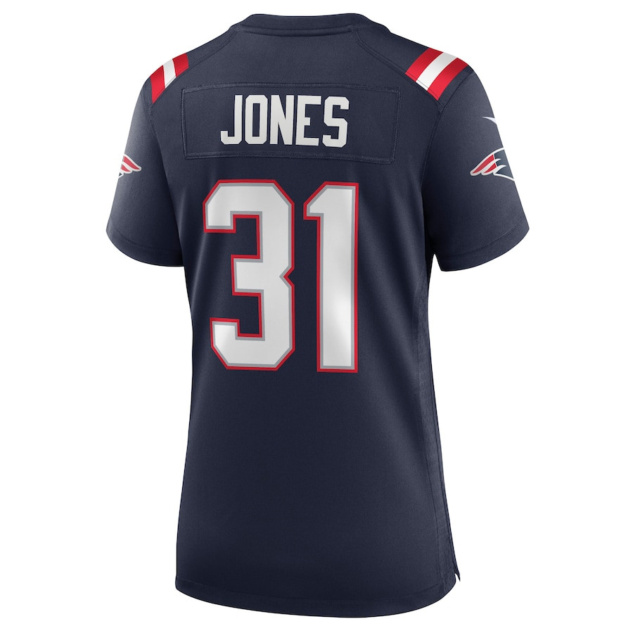 Jonathan Jones 31 New England Patriots Game Navy NFL Jersey Women's