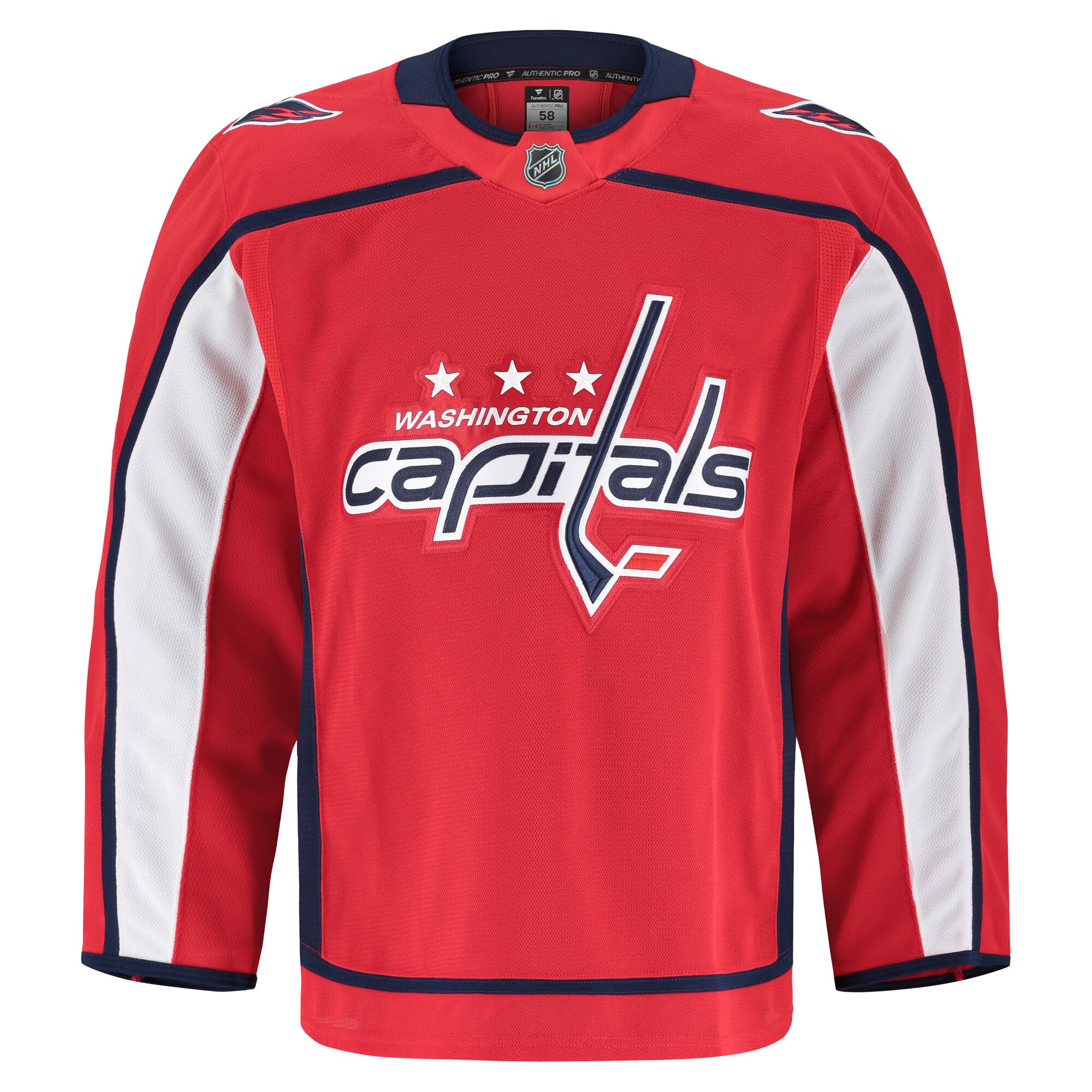 Washington Capitals Red Home Pro NHL Jersey Men's