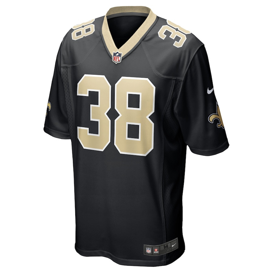 Smoke Monday 38 New Orleans Saints Game Black NFL Jersey Men's
