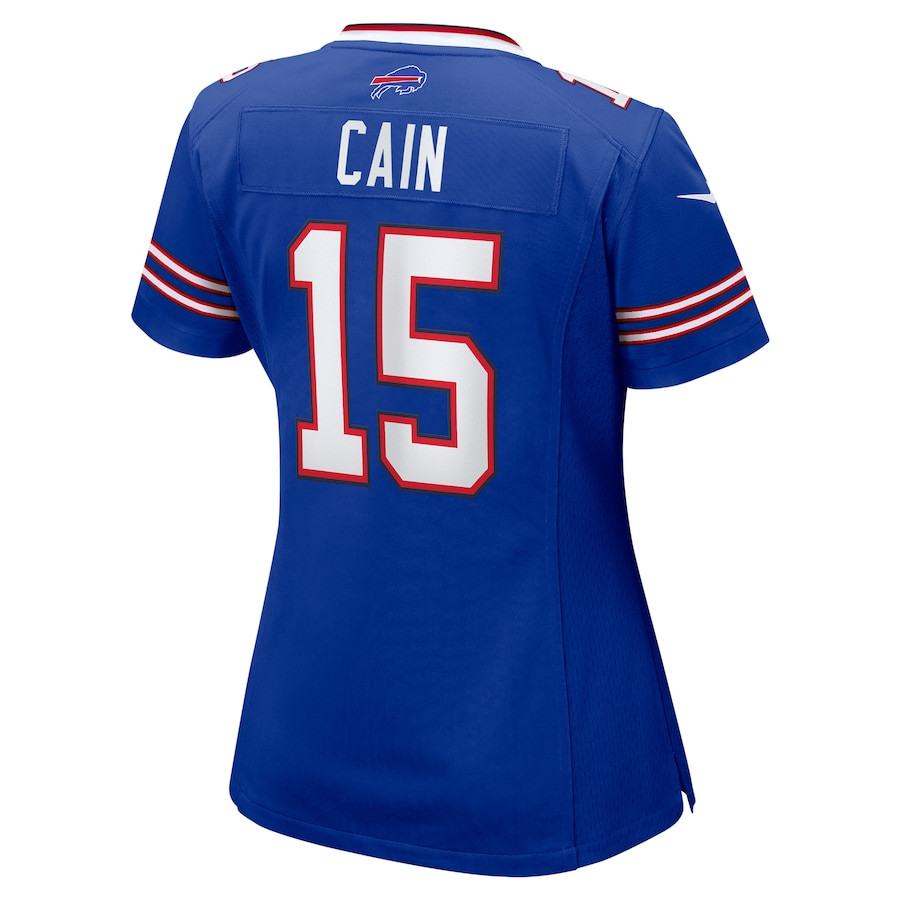 Deon Cain 15 Buffalo Bills Game Royal NFL Jersey Women's