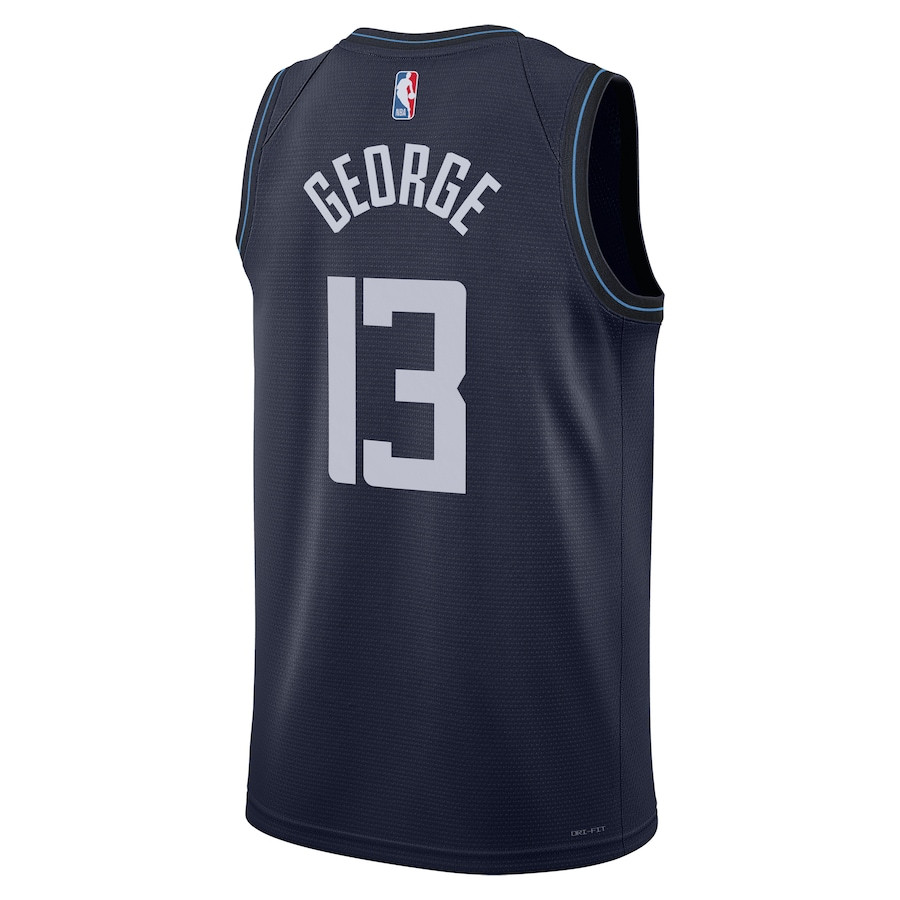 Paul George 13 Los Angeles Clippers 2023/24 City Edition Swingman Navy NBA Jersey Men's