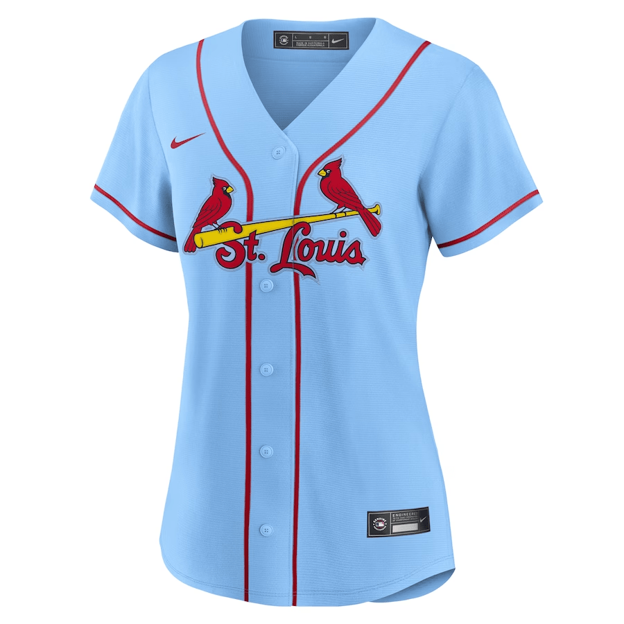 St. Louis Cardinals Alternate Light Blue MLB Jersey Women's