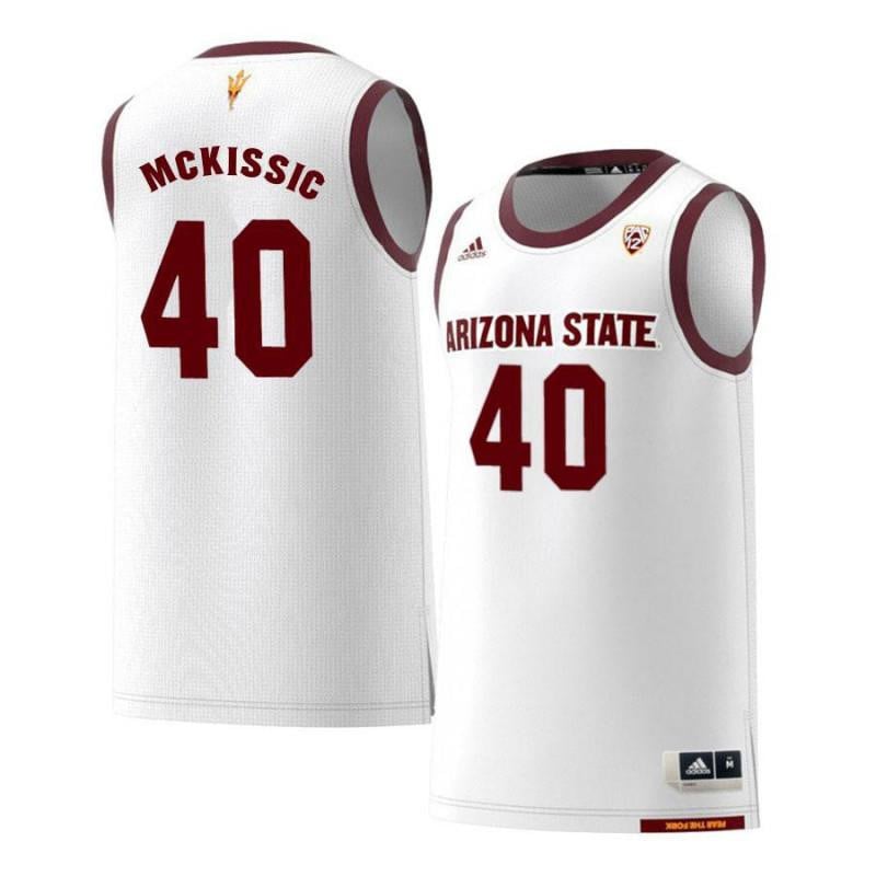 40 Shaquielle McKissi White Retro Arizona State Sun Devils NCAA Jersey Men's
