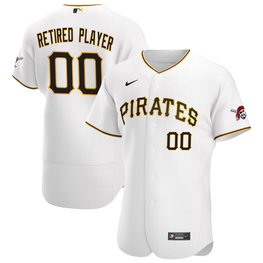 Pittsburgh Pirates Home Pick-A-Player Retired Roster Jersey White