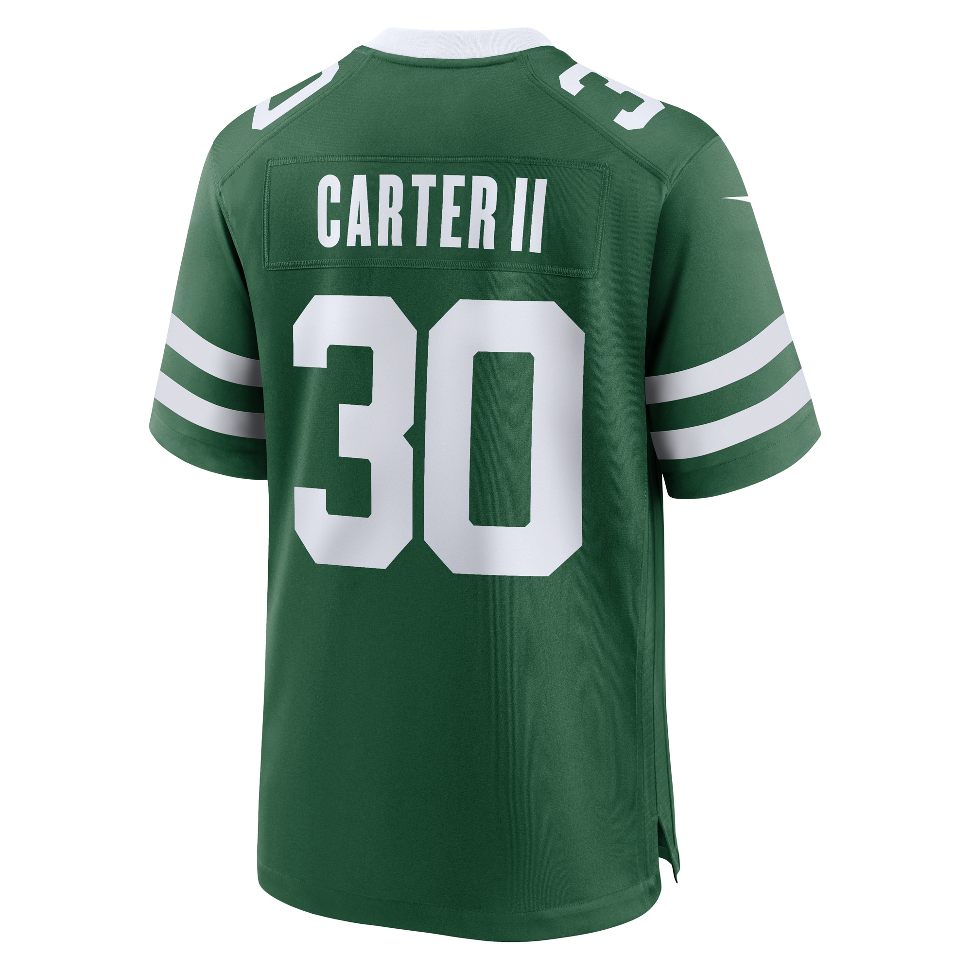 New York Jets Michael Carter II Legacy Green Team Game NFL Jersey Men's