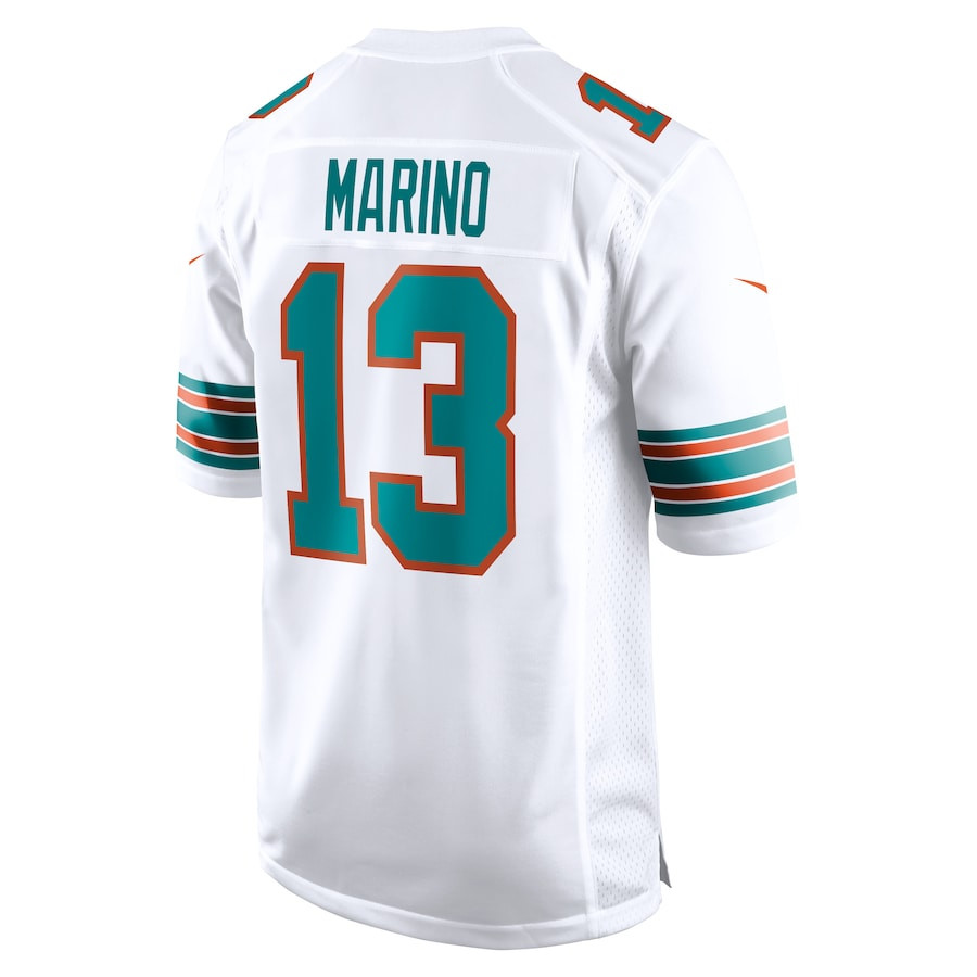 Dan Marino 13 Miami Dolphins Retired White NFL Jersey Men's