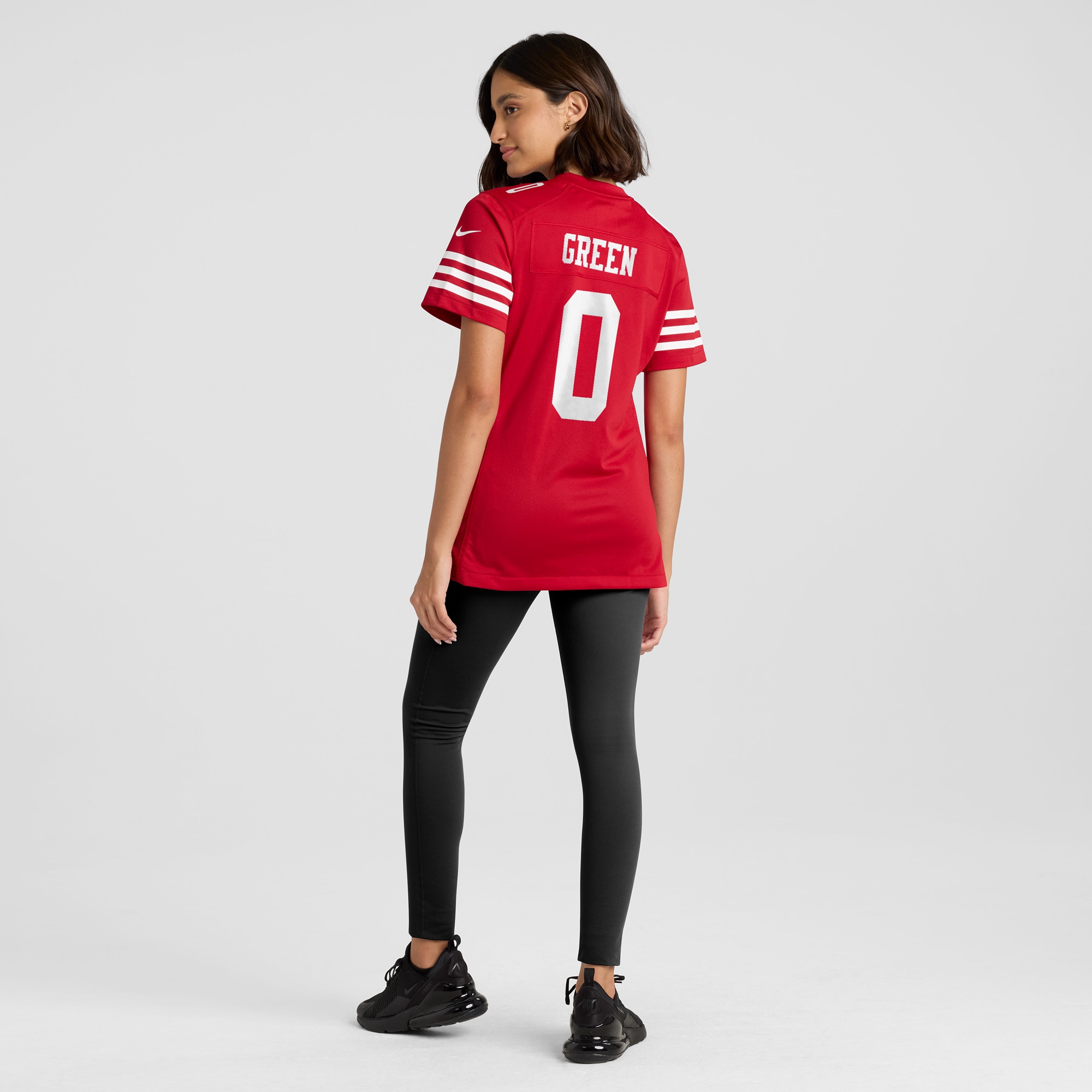 San Francisco 49ers Renardo Green Scarlet Game NFL Jersey Women's