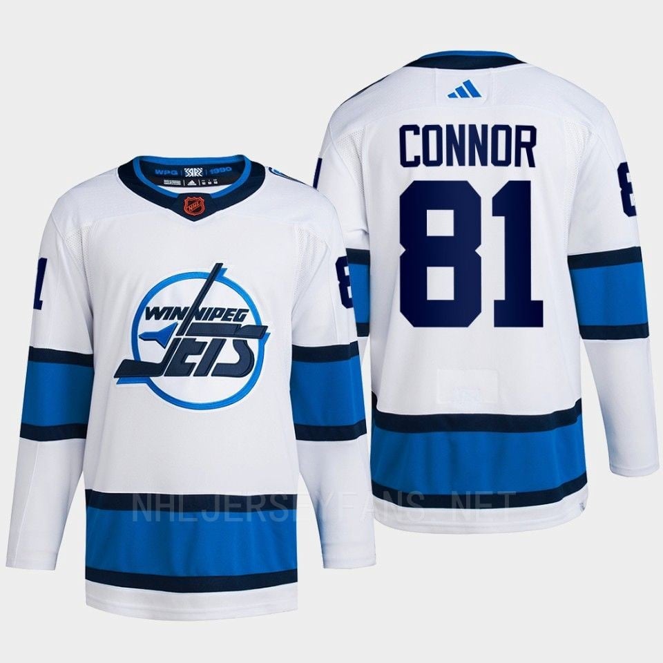 Kyle Connor 81 Reverse Retro 2.0 2022 Winnipeg Jets White Primegreen NHL Jersey Men's