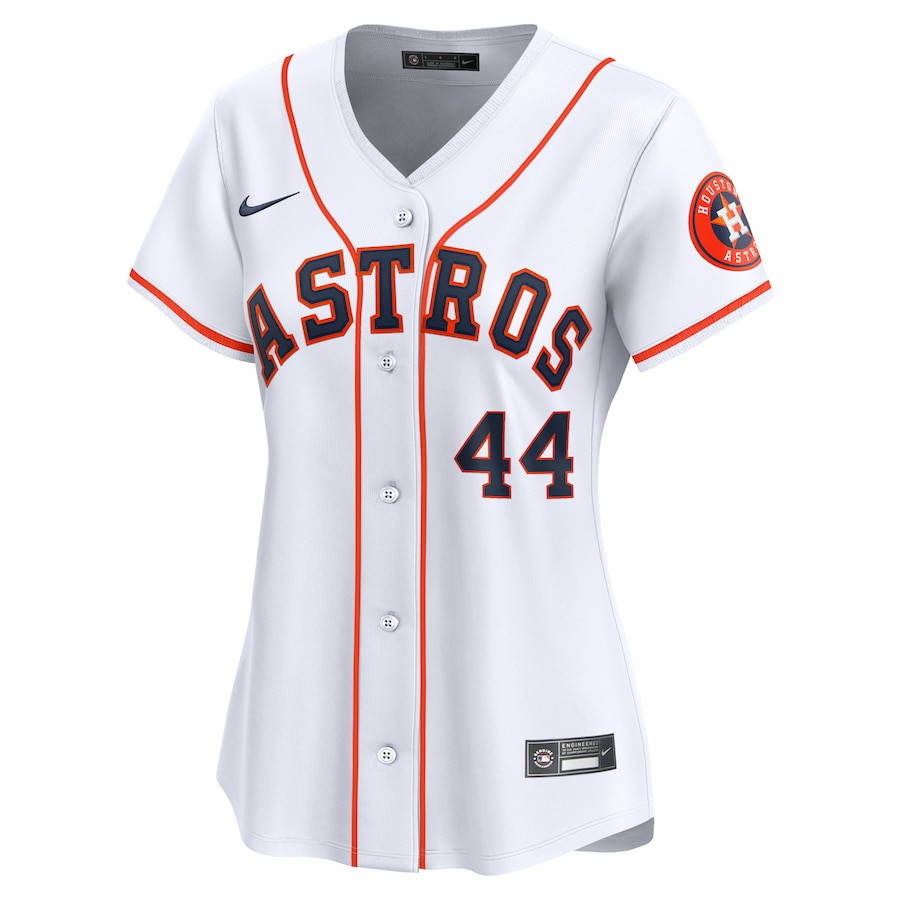 Yordan Alvarez 44 Houston Astros Home Limited Player White MLB Jersey Women's