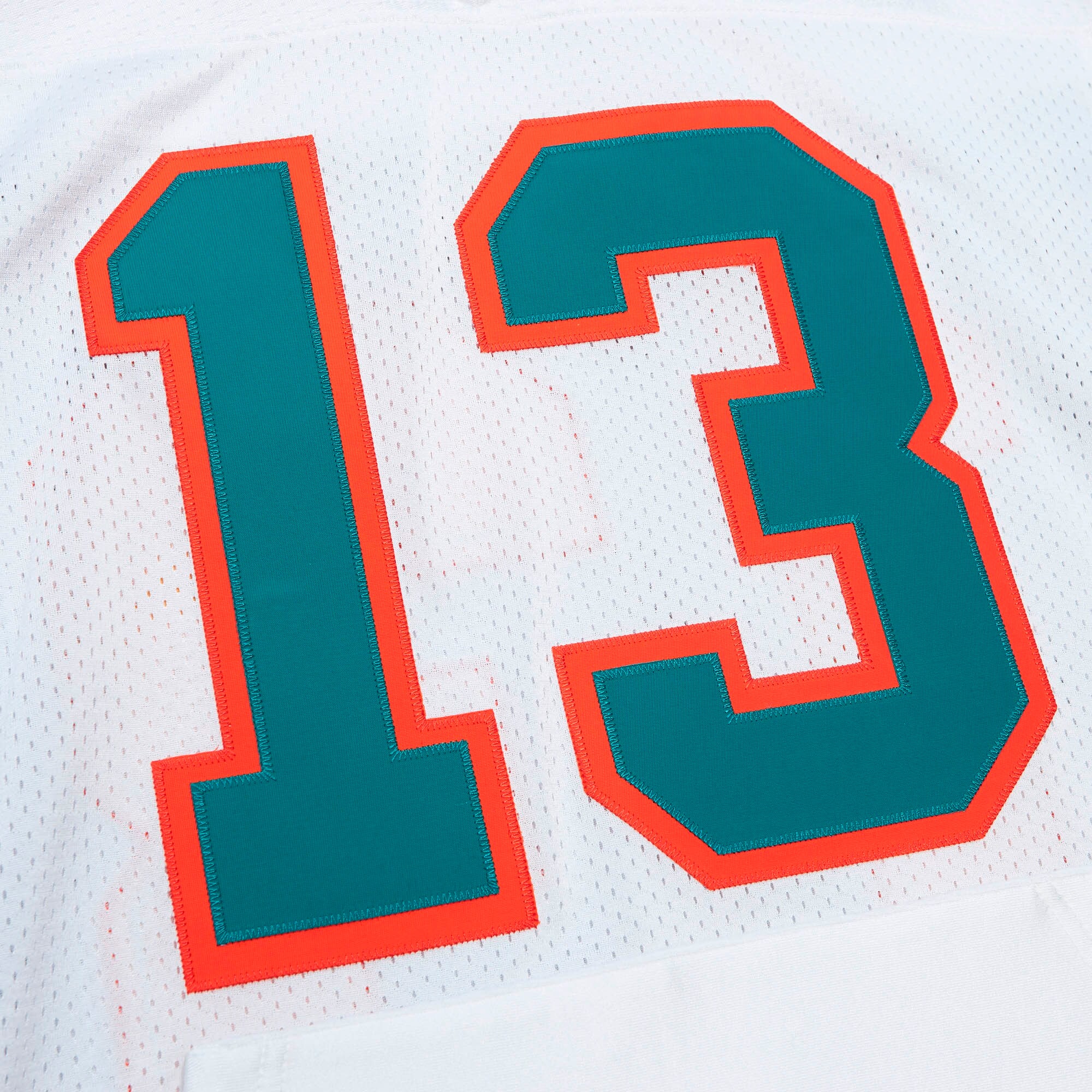 Miami Dolphins 1995 Dan Marino Mitchell Ness White Throwback Retired Player Pocket NFL Jersey Men's